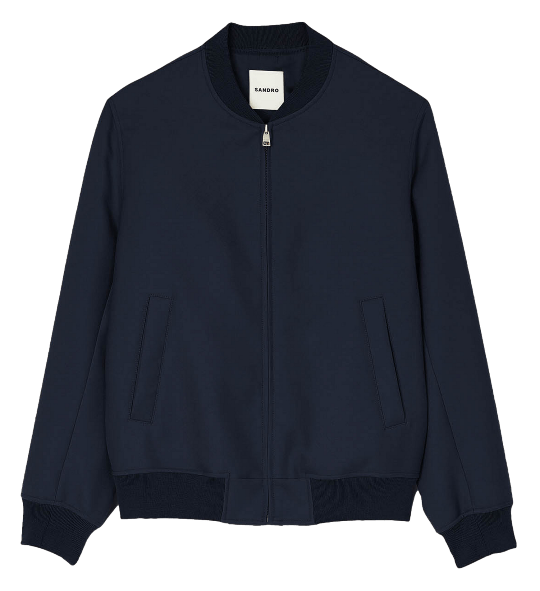 Blouson col teddy SANDRO Bleu