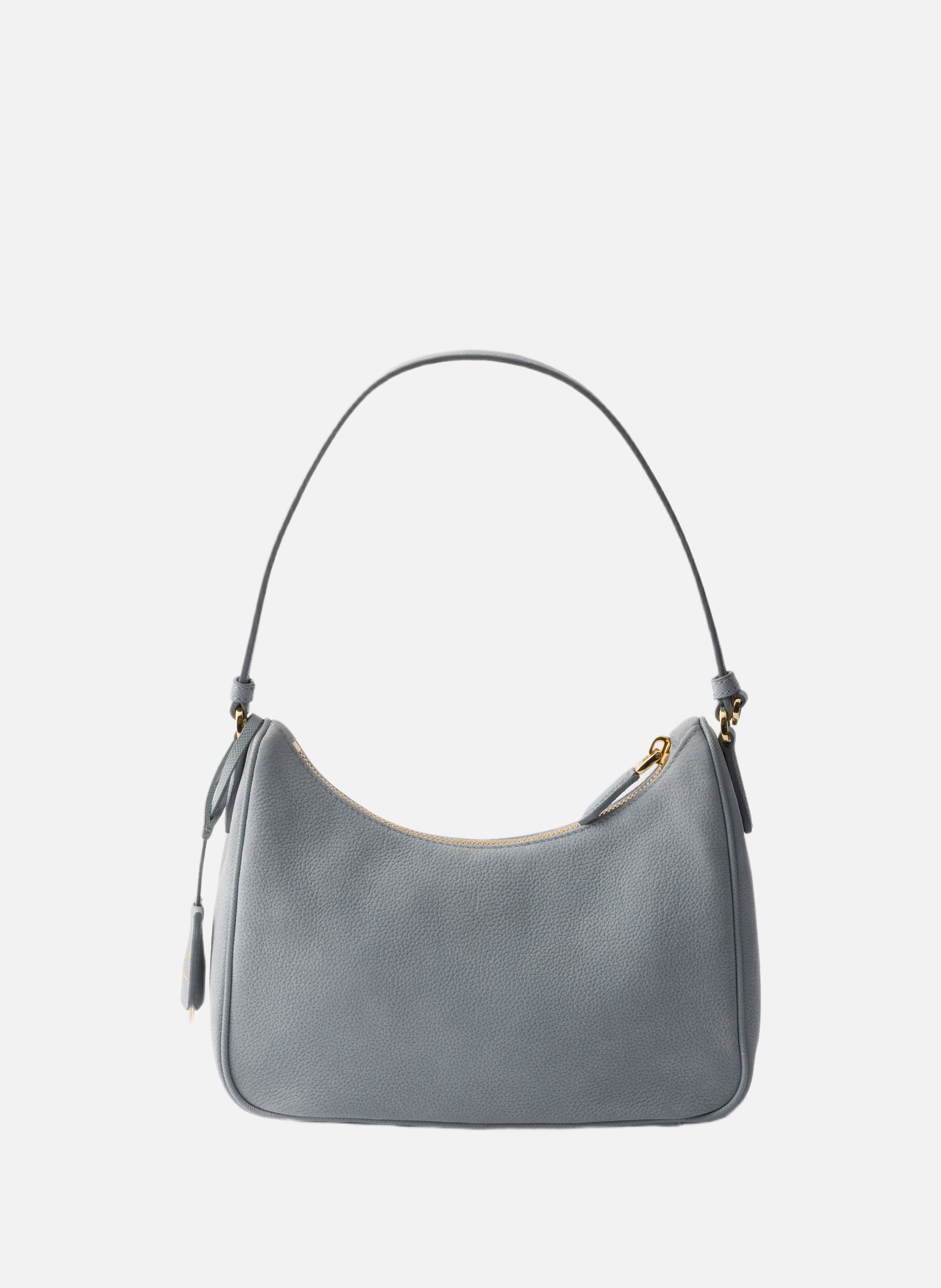 Mini sac prada re-edition 2005 en cuir nubuck et s PRADA Bleu