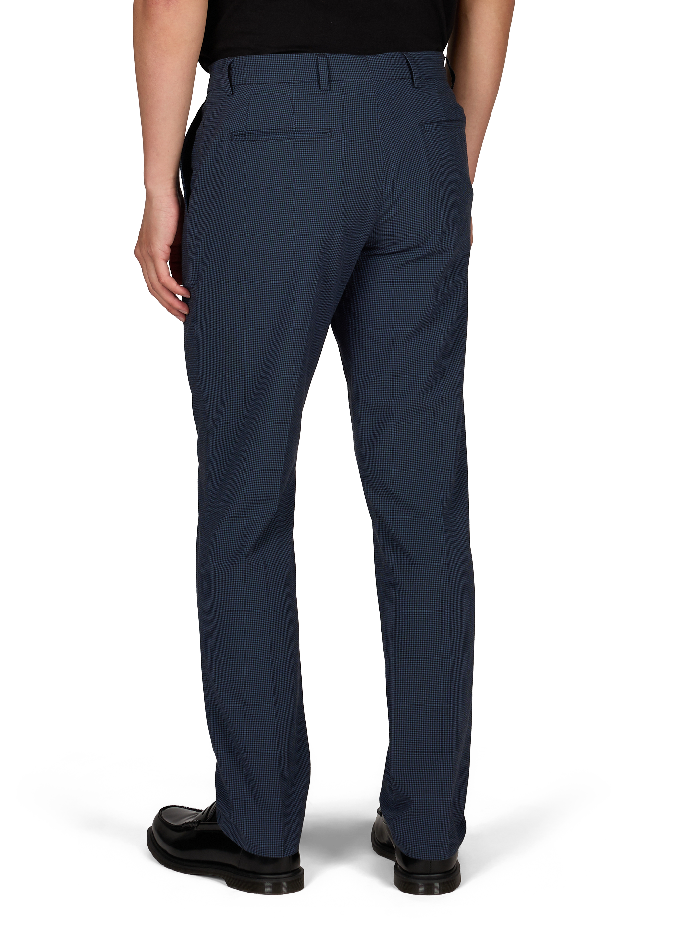 Pantalon cigarette  à carreau  PAUL SMITH Bleu
