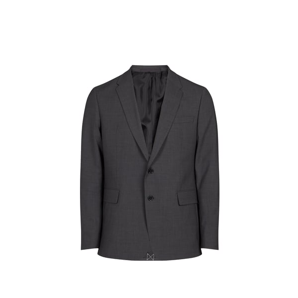 Blazer uni en laine mélangé Blazer uni en laine mélangé
