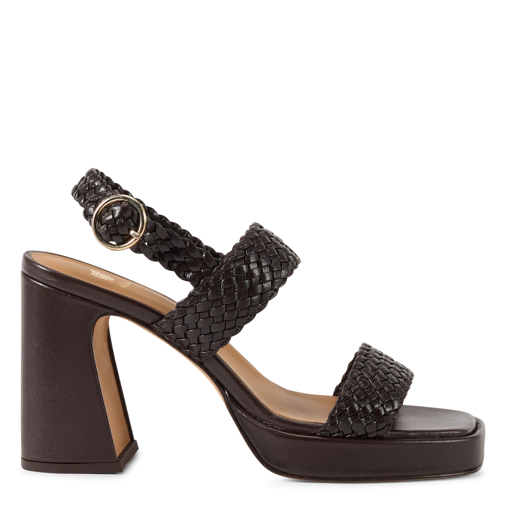 Sandales à talon en cuir sophie BOBBIES Marron