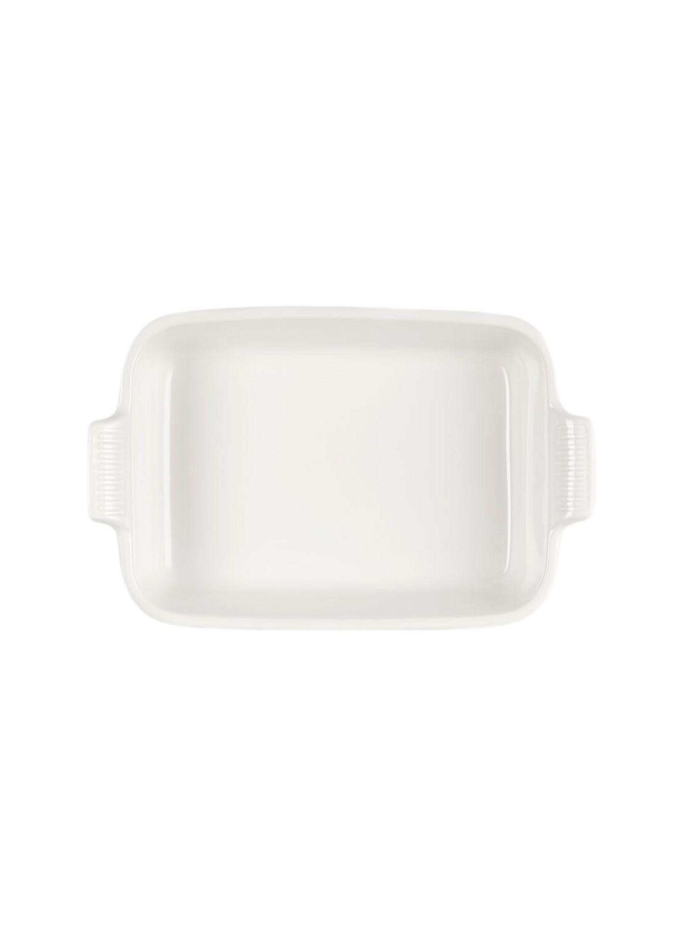 Rechteckige Erbsenplatte aus Keramik LE CREUSET Beige