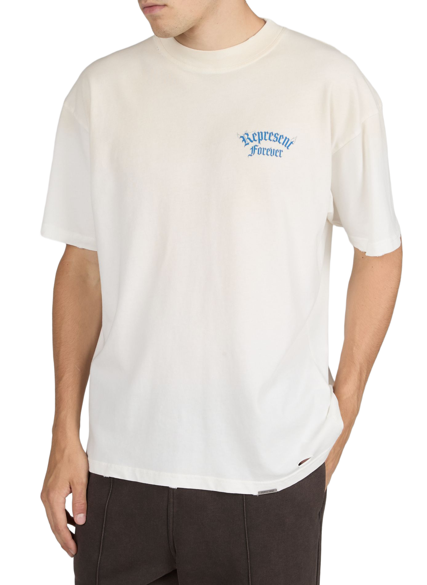 Tee-shirt en coton REPRESENT Blanc