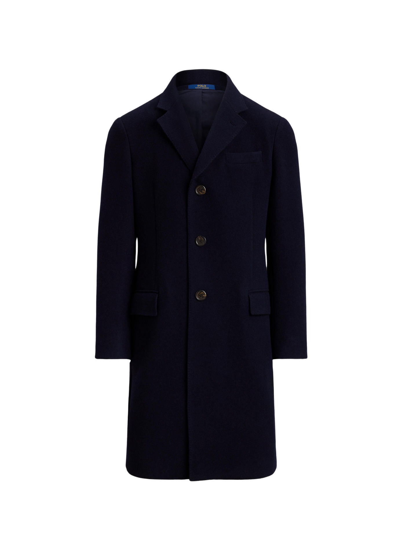 Manteau long en laine mélangée POLO RALPH LAUREN Bleu