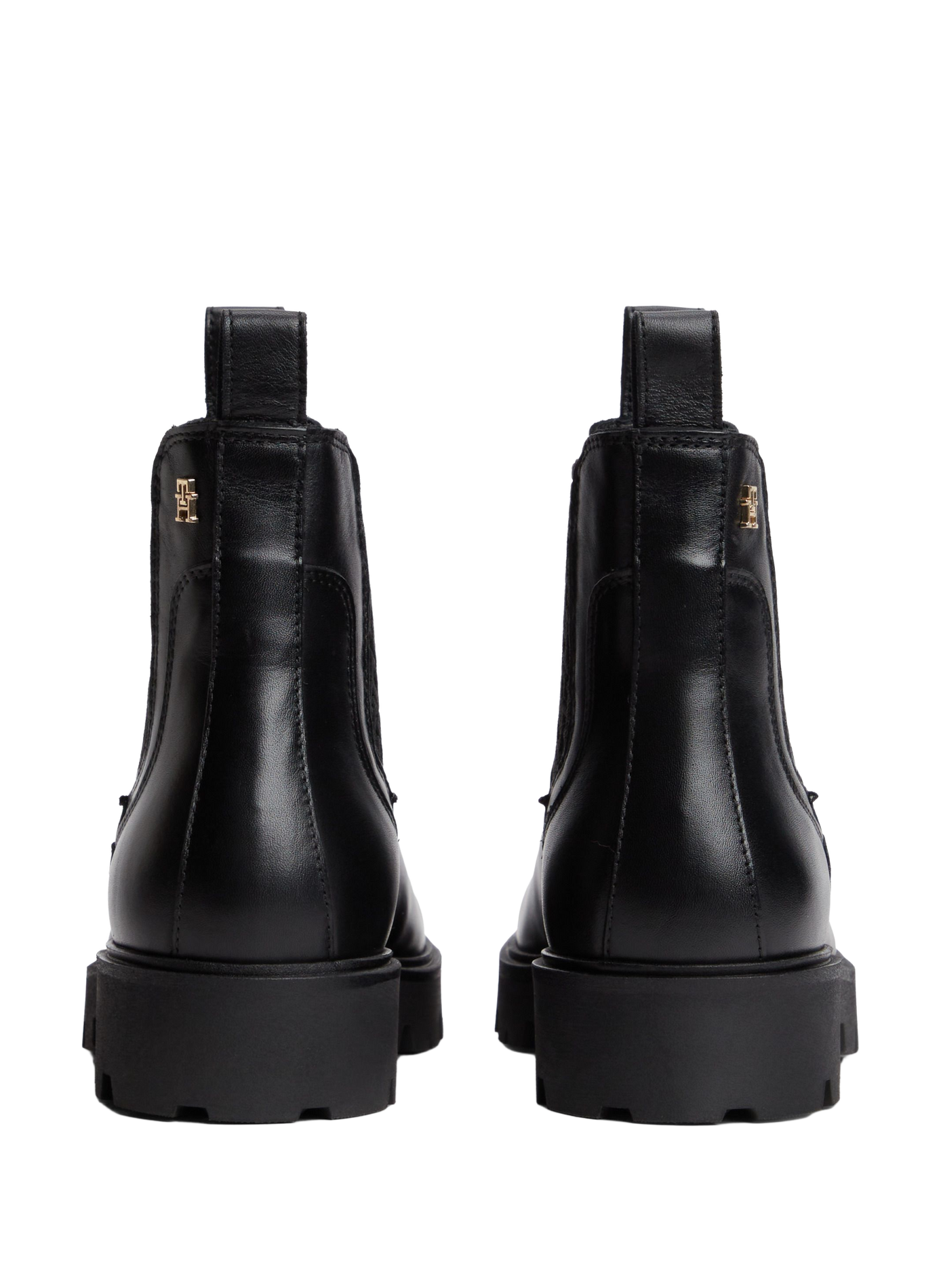Leather Chelsea boots TOMMY HILFIGER Black