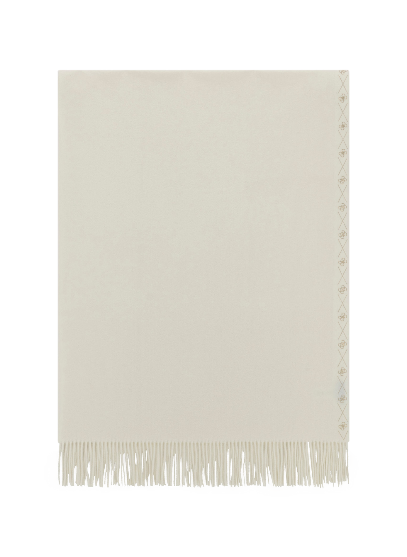 Echarpe à franges et strass GUESS Beige