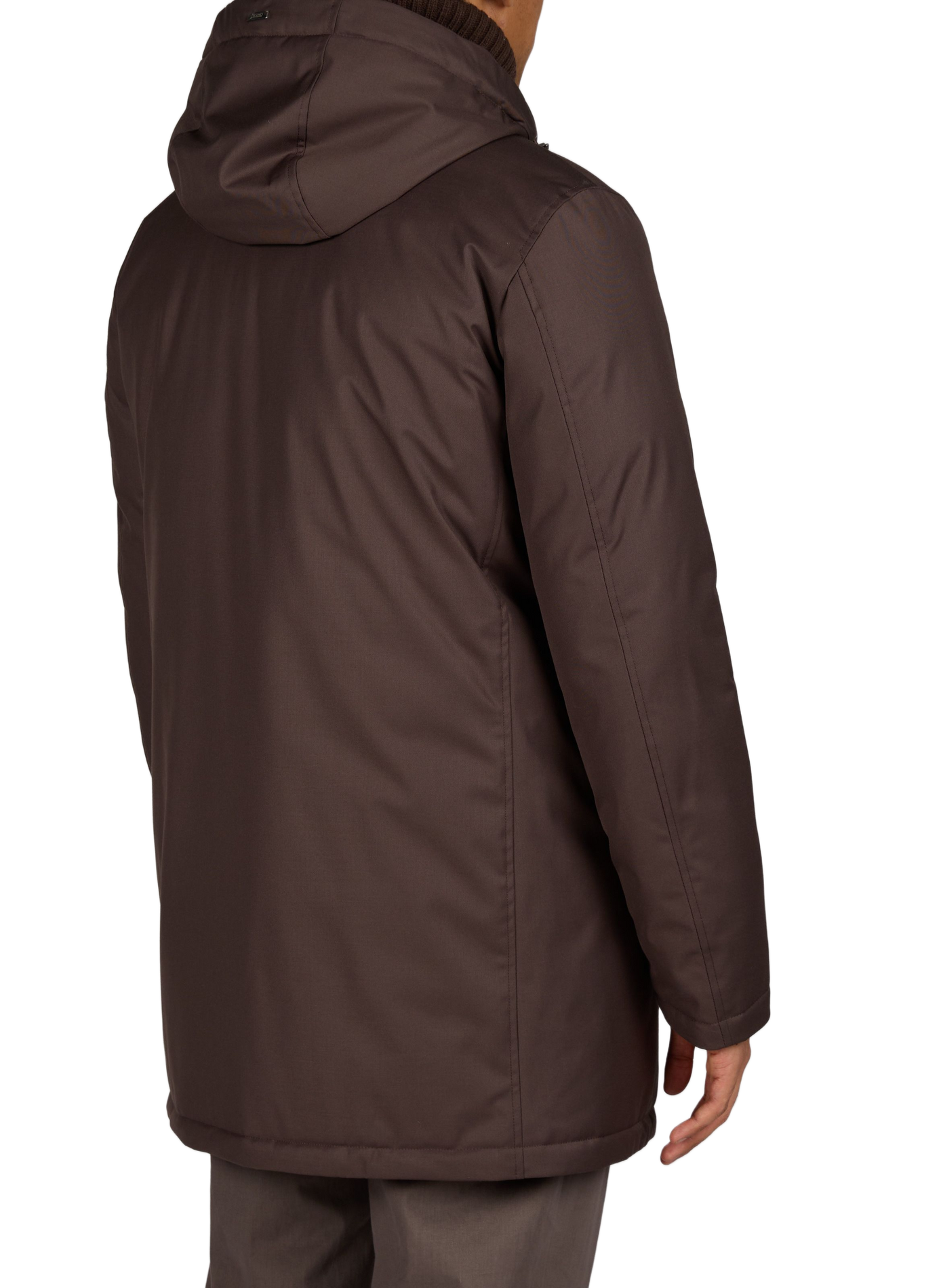 Gerader Parka mit Stehkragen HERNO Braun