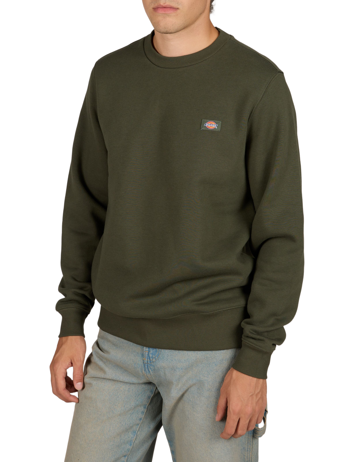 Sweater Oakport S recht in gemengd katoen DICKIES Groen