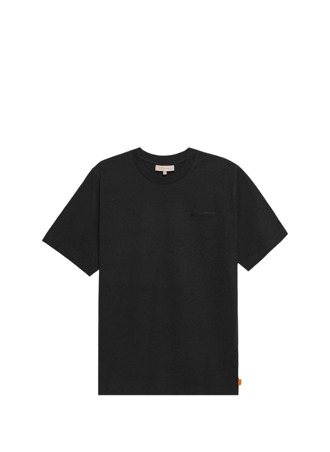 Wijdvallend effen katoenen T-shirt. GERTRUDE Rood