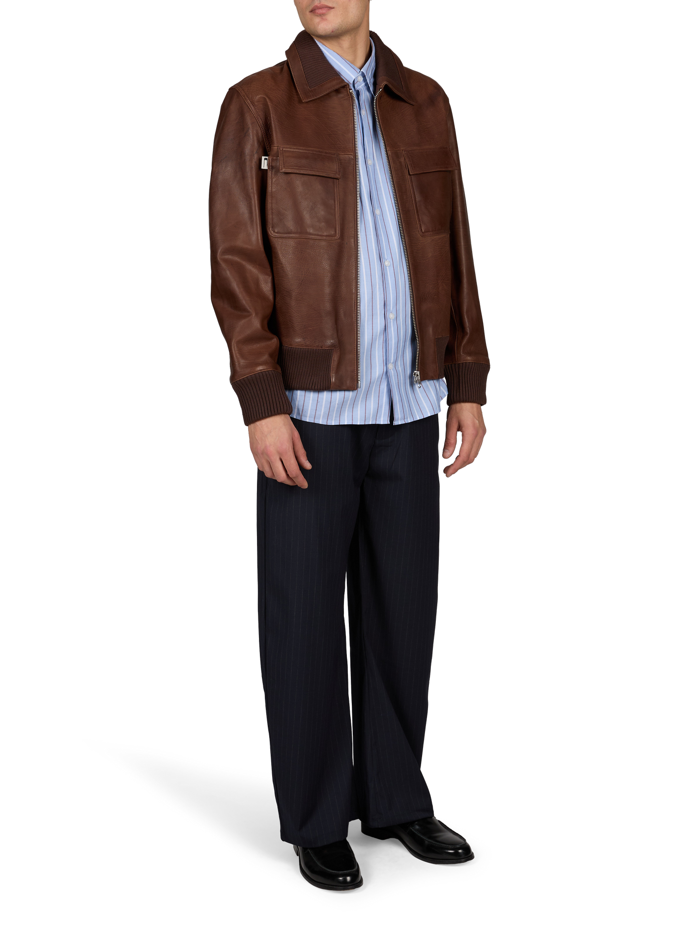 Lederjacke CARRER Braun