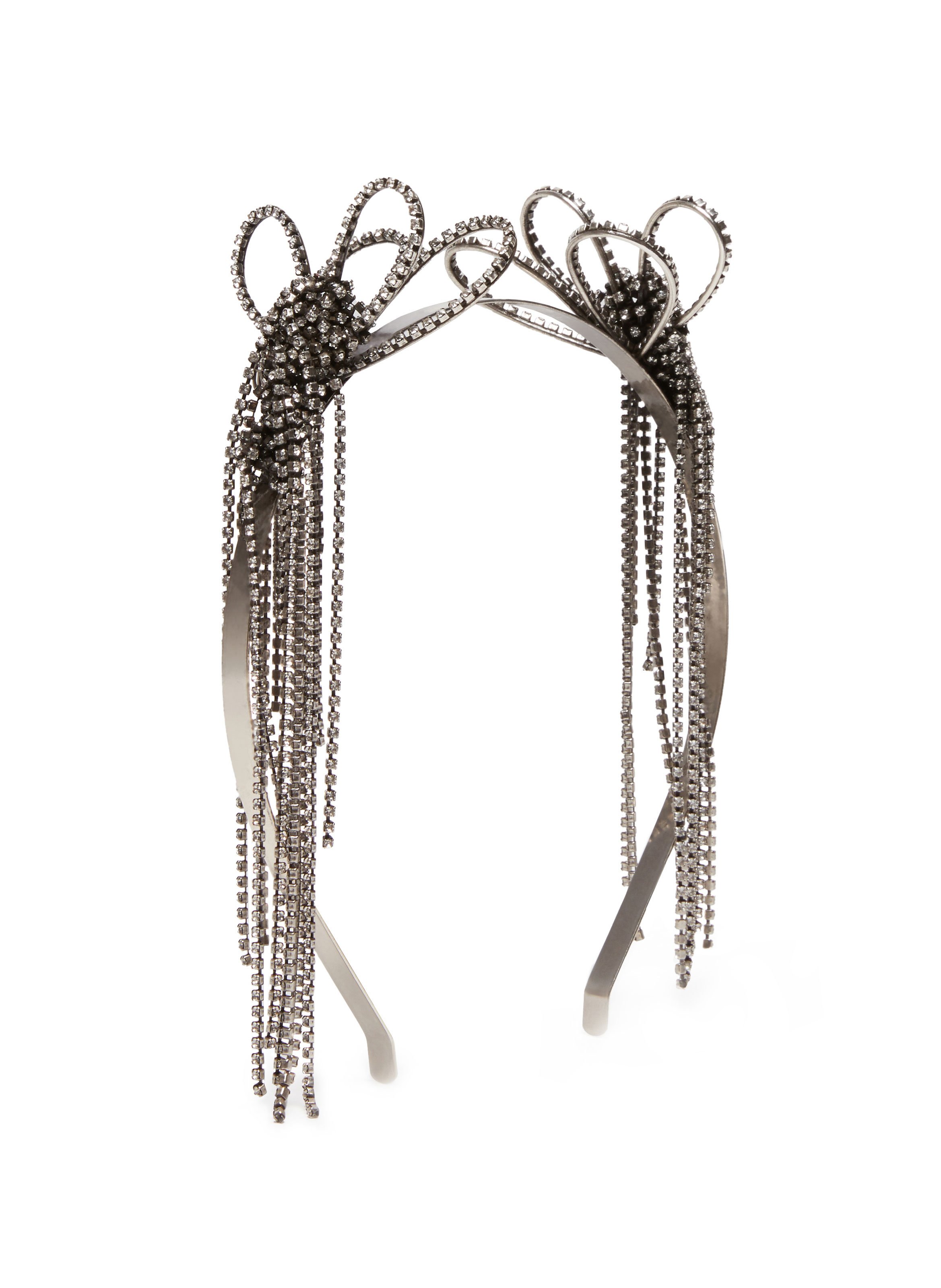 Serre-tête en métal et strass