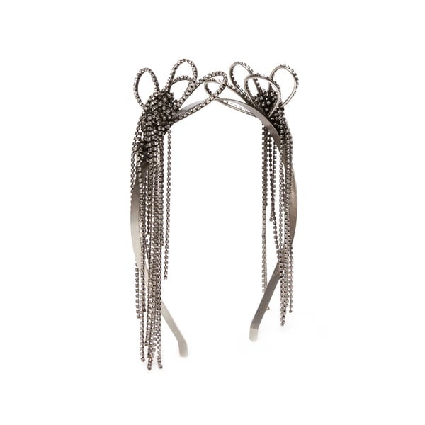 Serre-tête en métal et strass