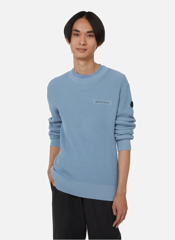 Moncler top blue sweater