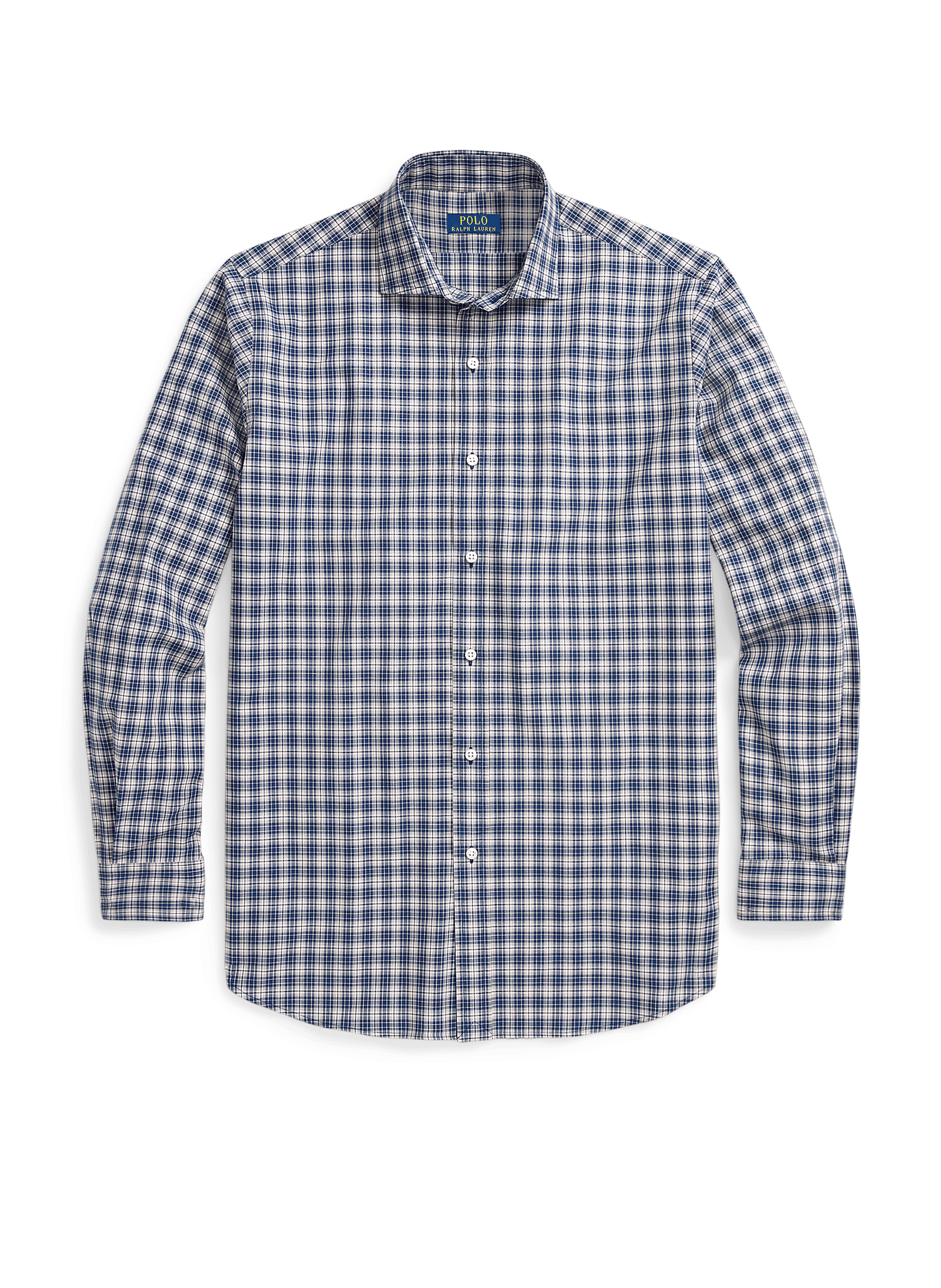 POLO RALPH LAUREN Chemise à carreaux en coton  Gris