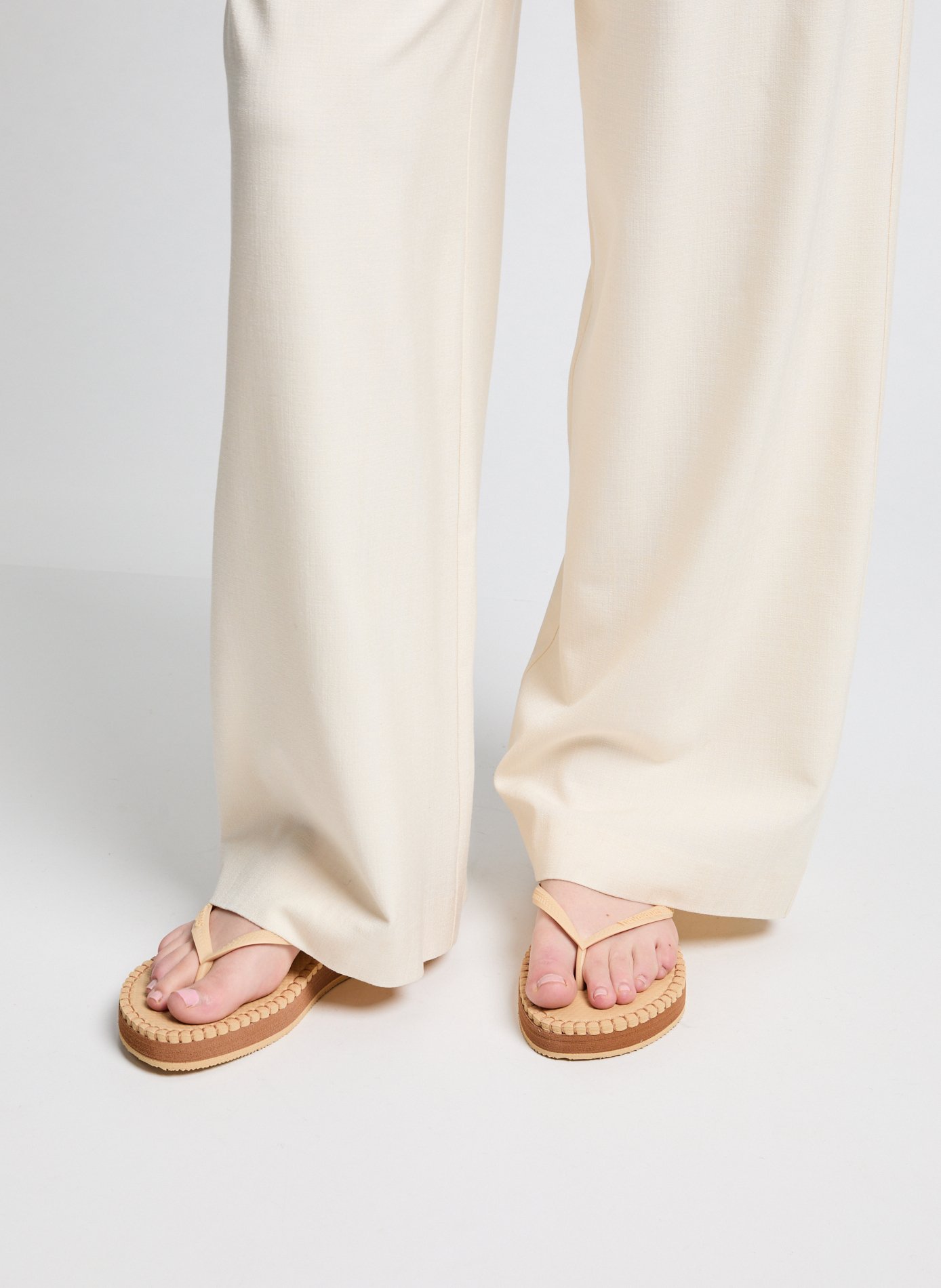Slim Flatform flip flops HAVAIANAS Golden