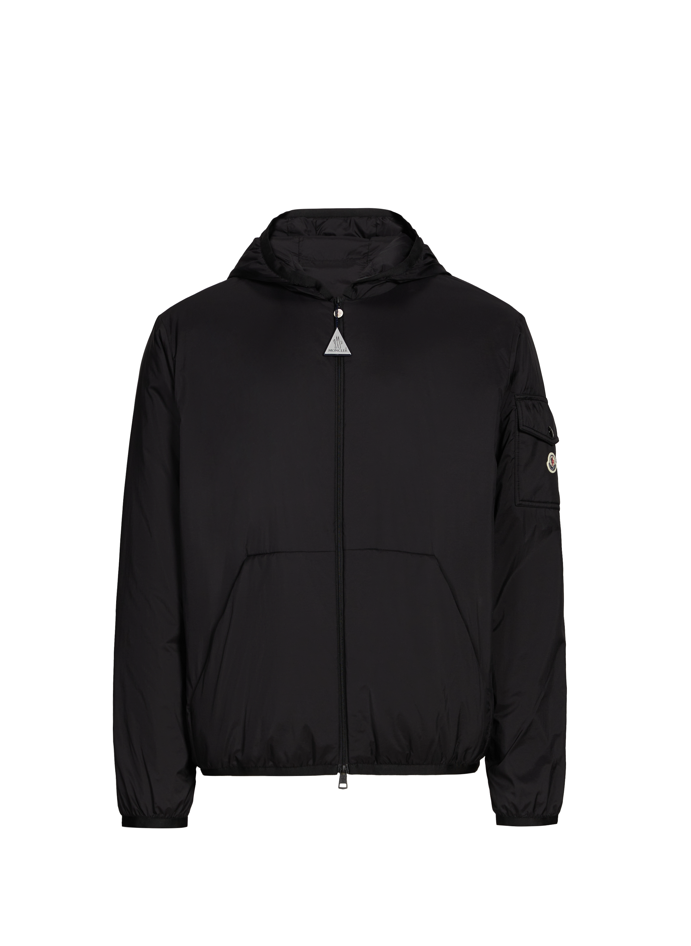 Short hooded down jacket MONCLER Black