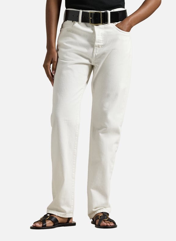 Contrast Jeans White by POLO RALPH LAUREN POLO RALPH LAUREN Contrast Jeans White