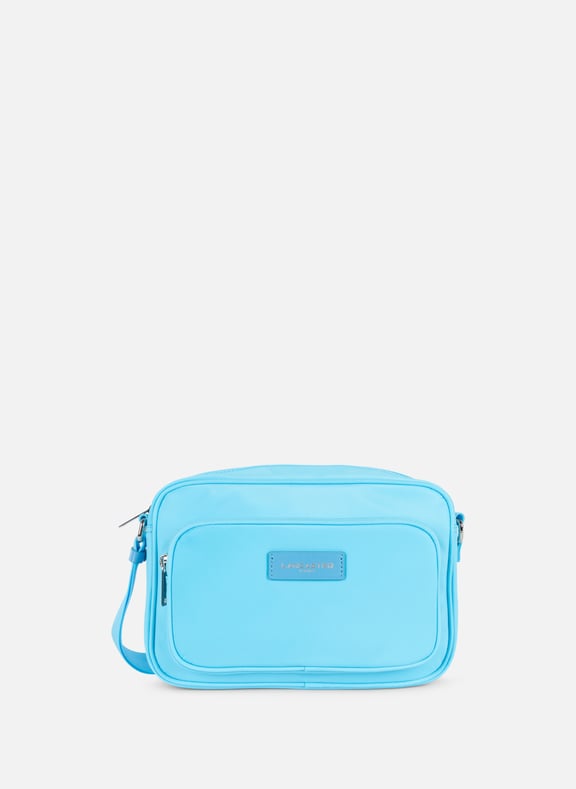 Grand sac trotteur - basic vita Bleu by LANCASTER LANCASTER Grand sac trotteur - basic vita Bleu