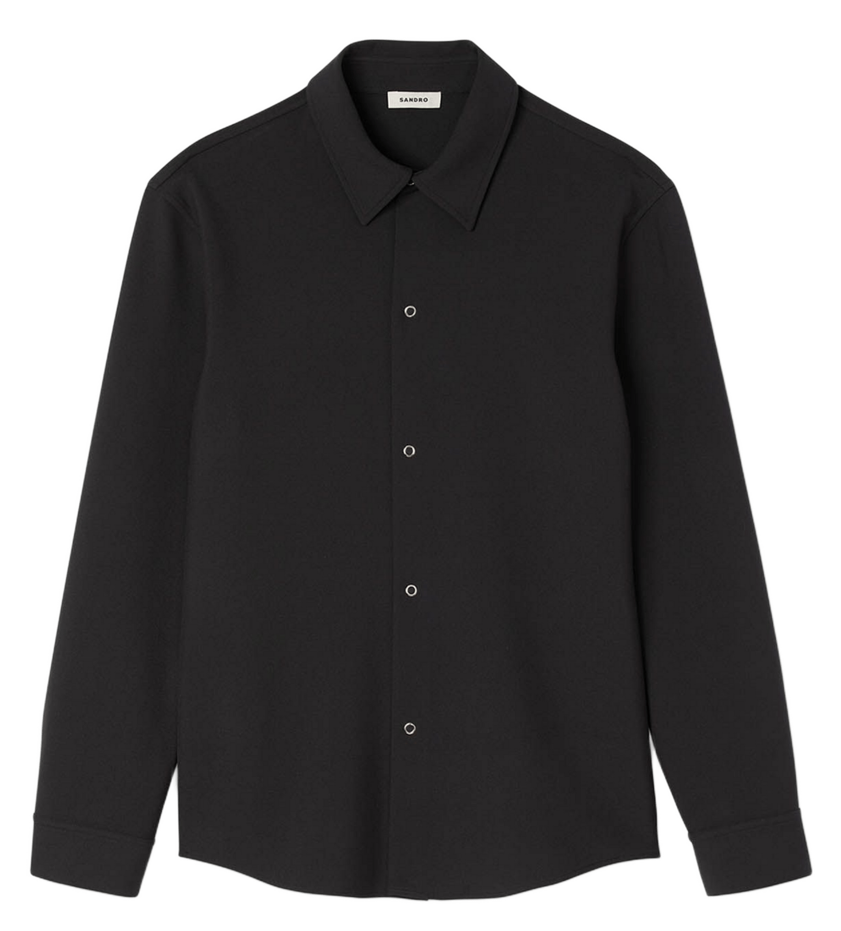 Chemise droite à col classique SANDRO Gris