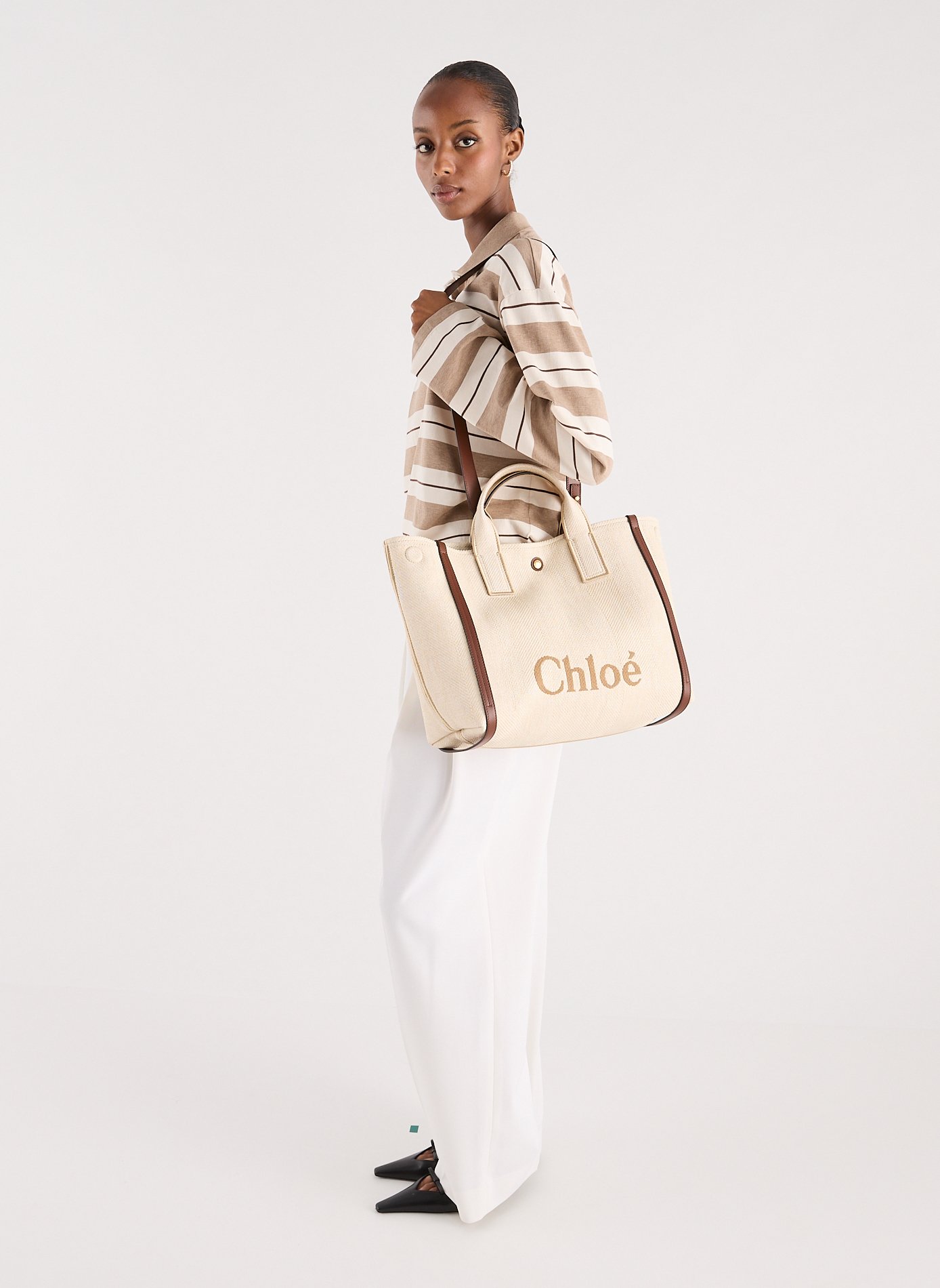 Sac cabas Carry médium CHLOÉ Beige