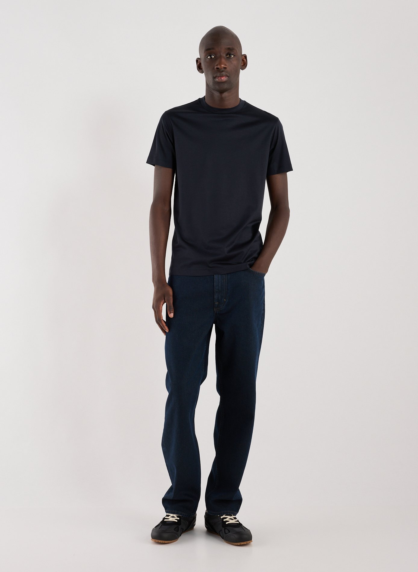Plain T-shirt EMPORIO ARMANI Blue