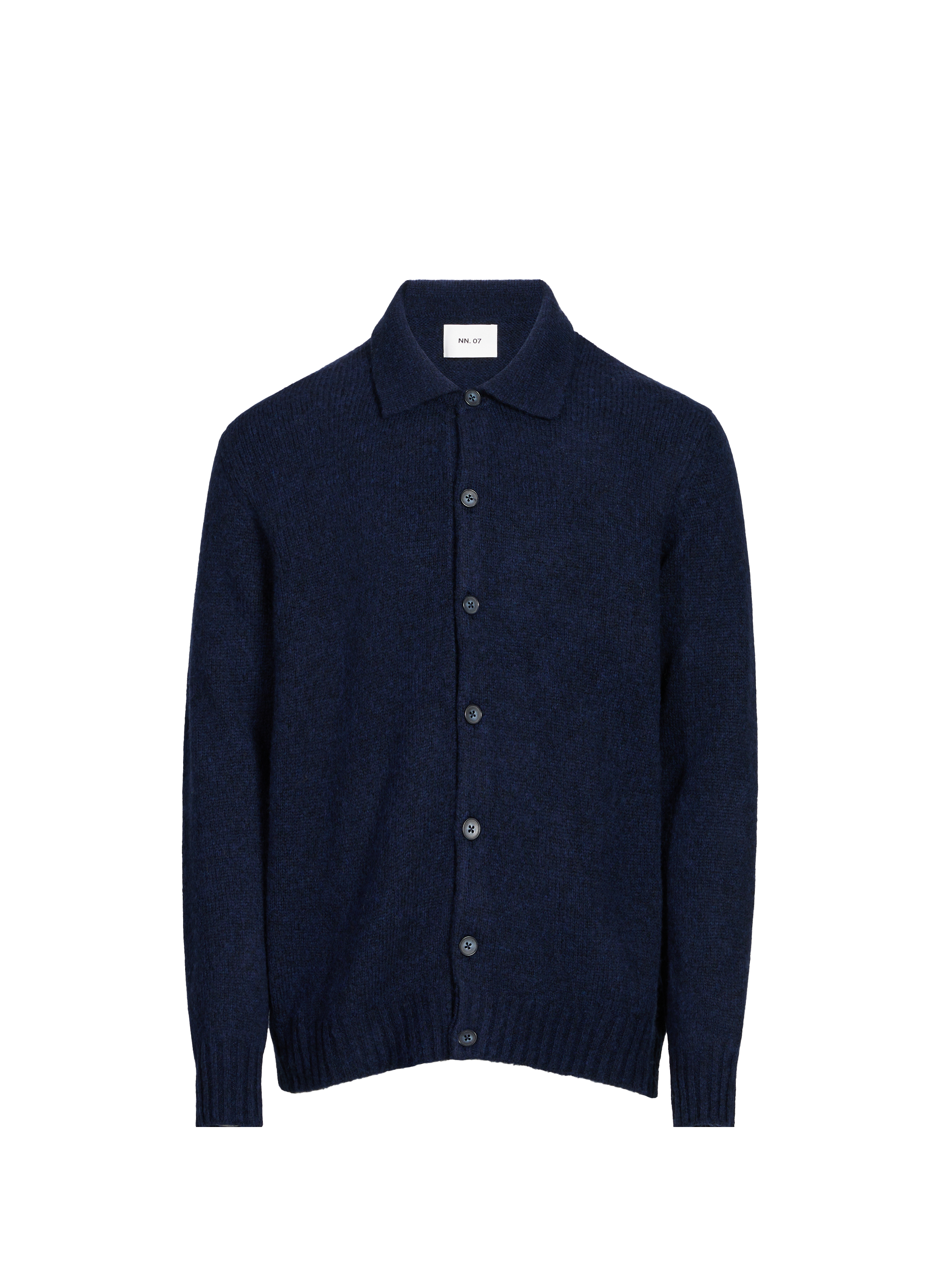 Mixed wool cardigan NN.07 Blue