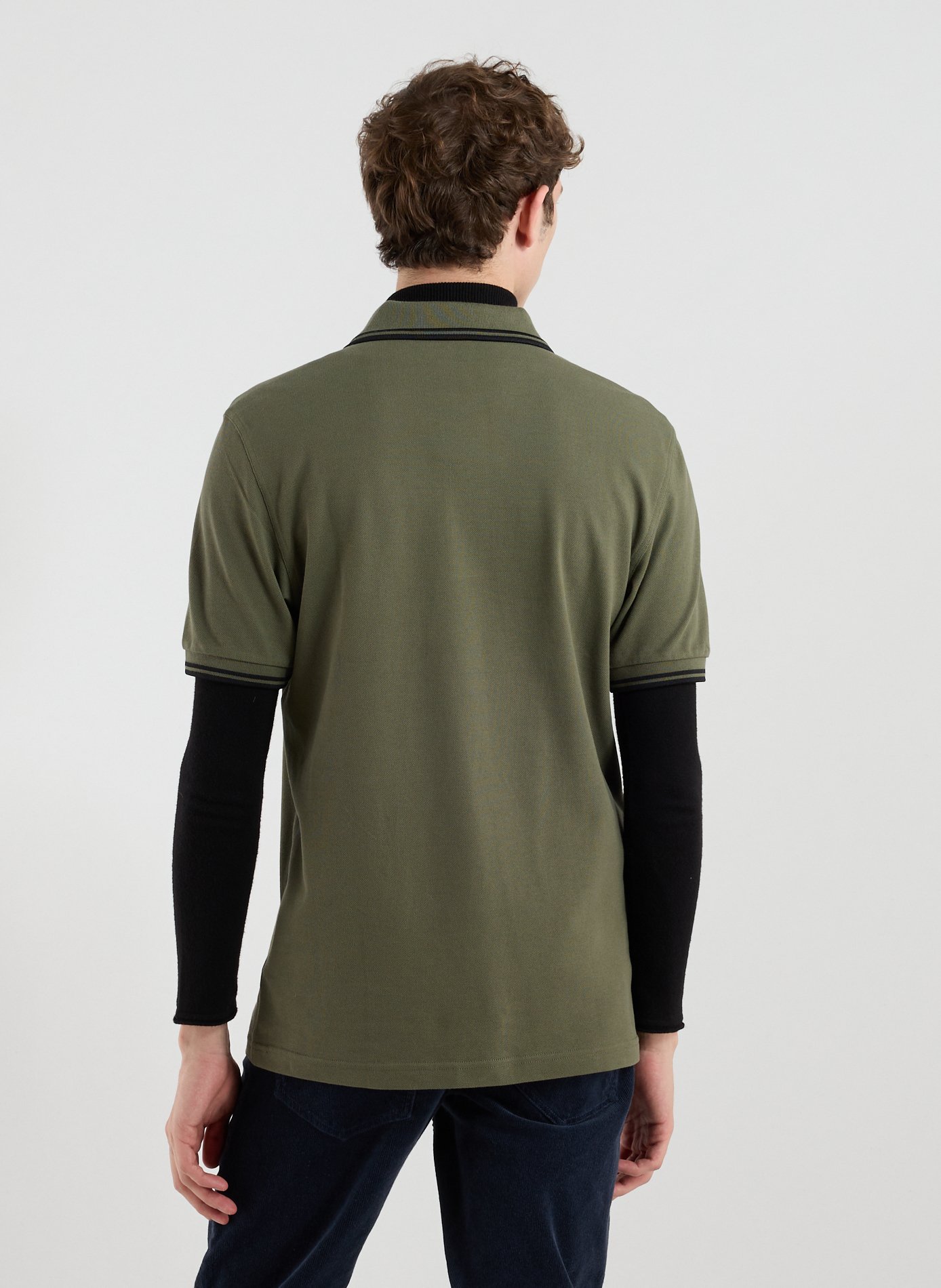 Polo en coton piqué FRED PERRY Vert