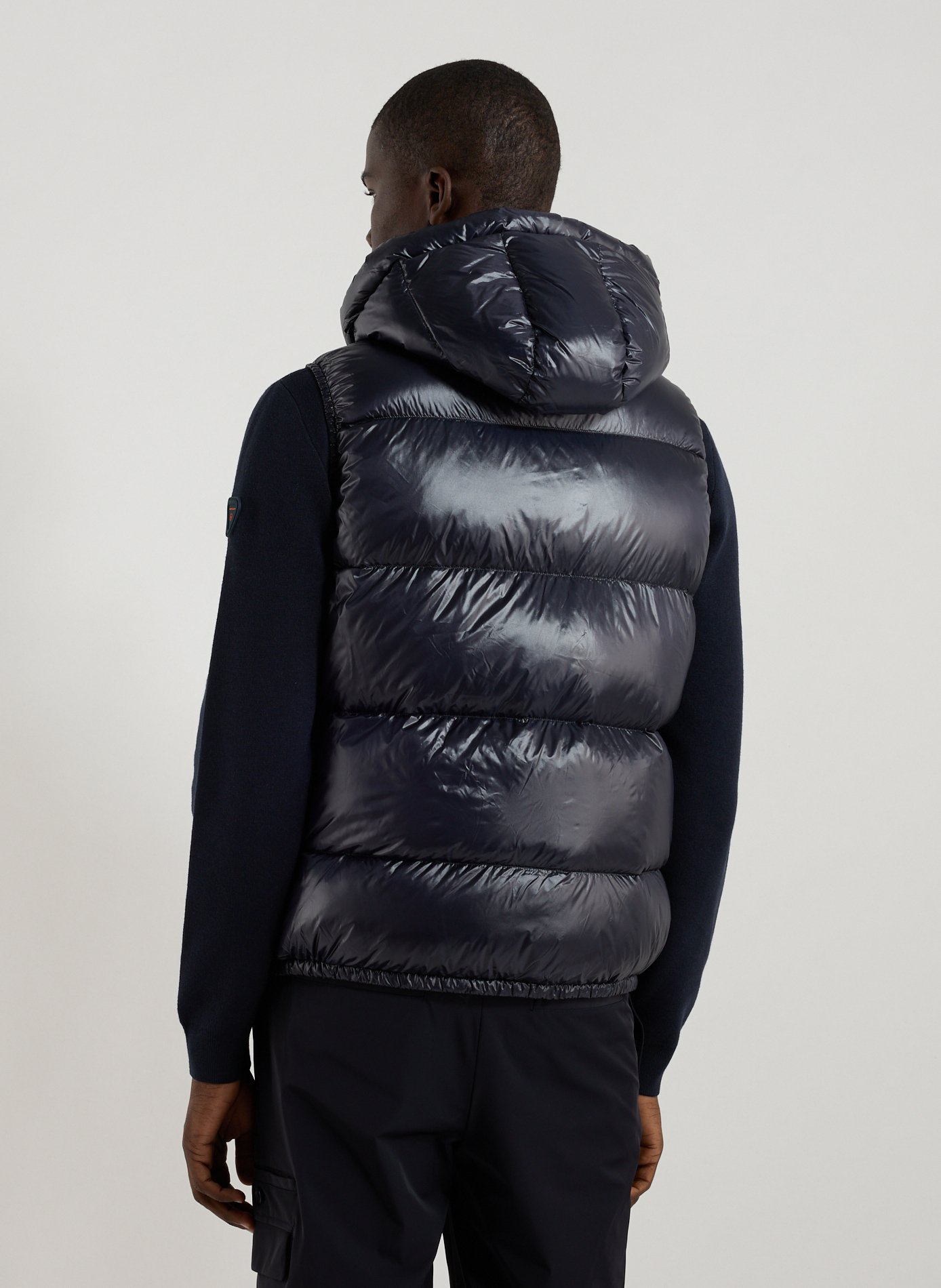 Sleeveless down jacket GERTRUDE ET GASTON Blue