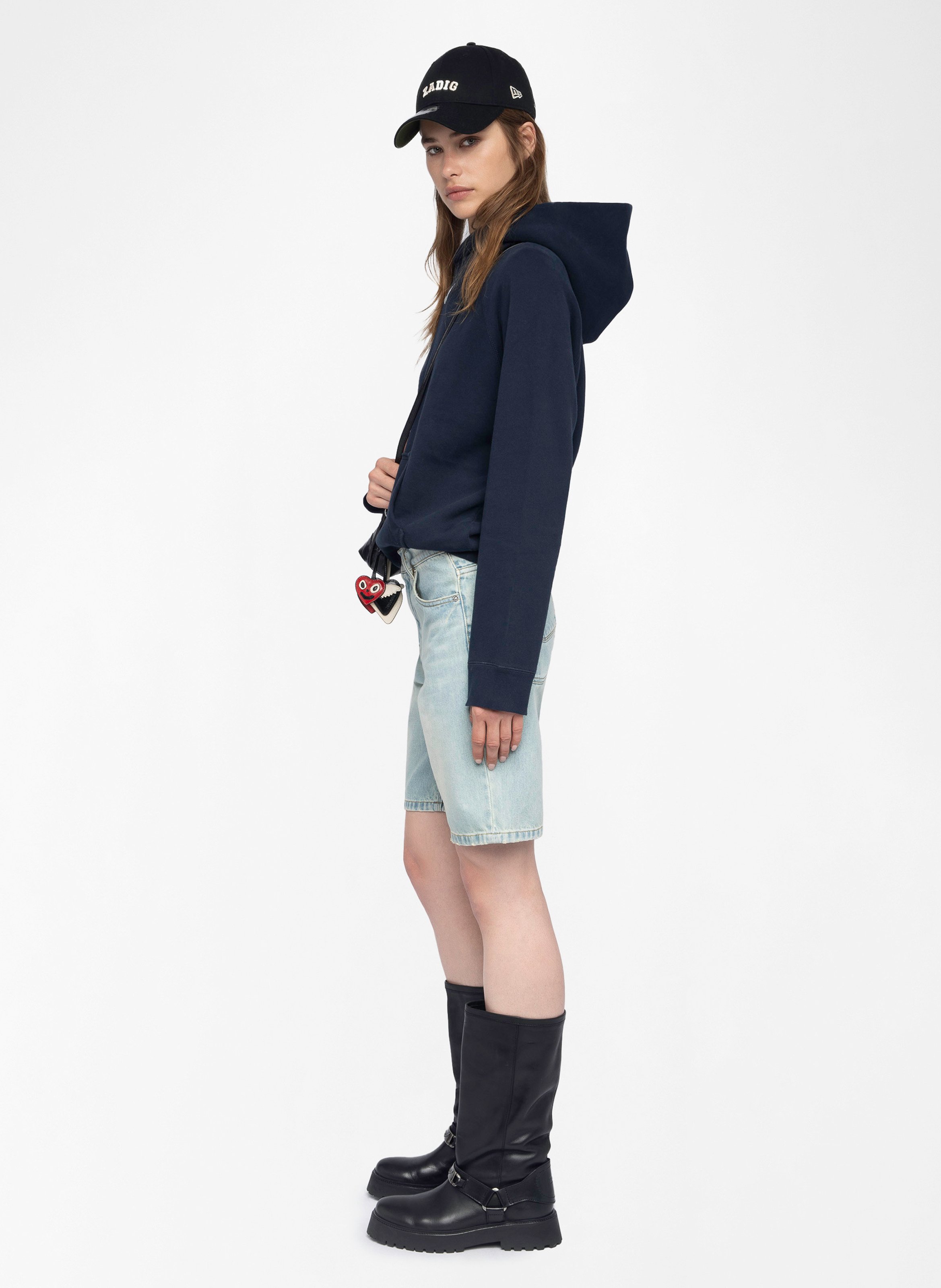 Sweat ample à motif strass georgy ZADIG&VOLTAIRE Bleu