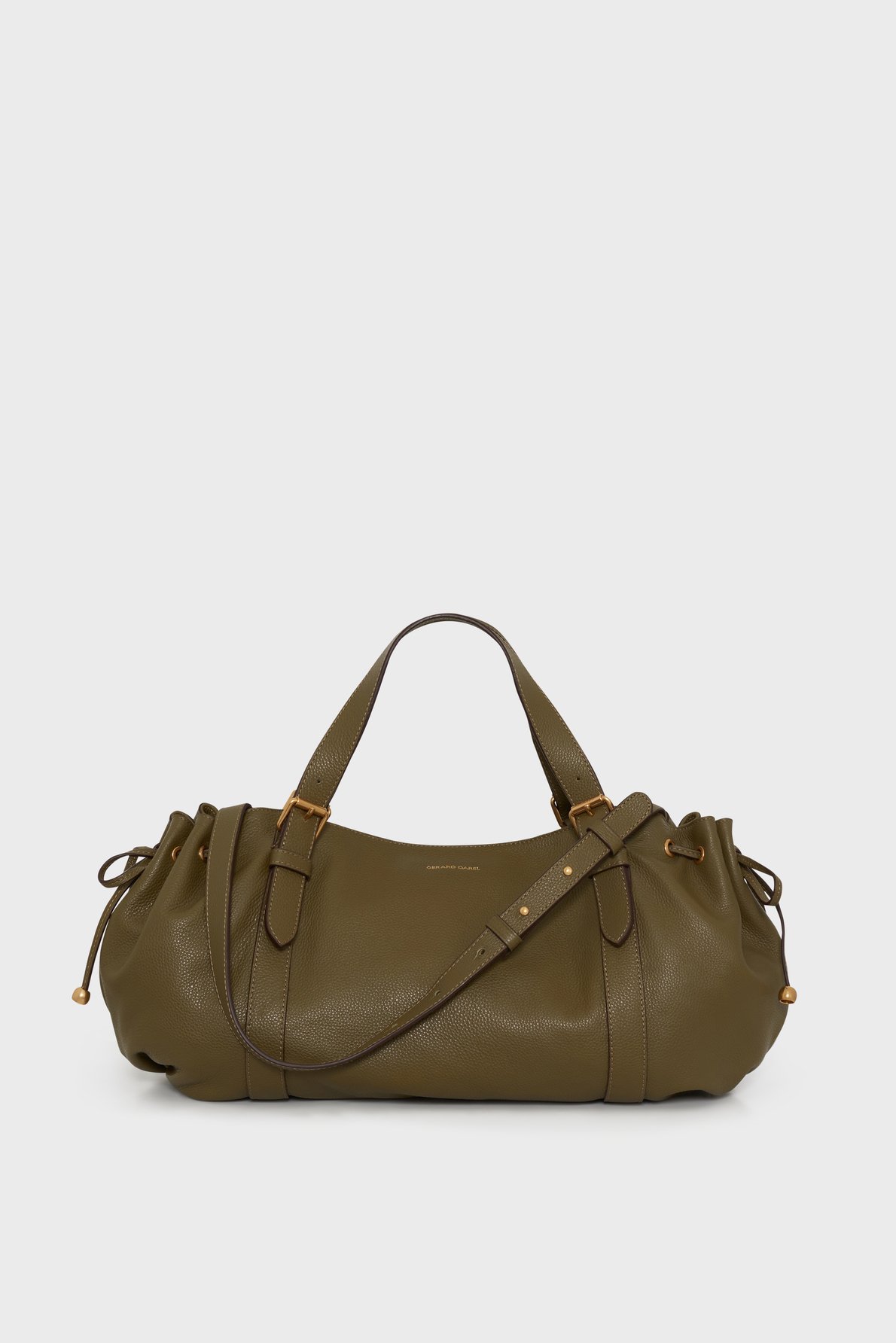 Sac à main en cuir grainé - le 24h GERARD DAREL Kaki