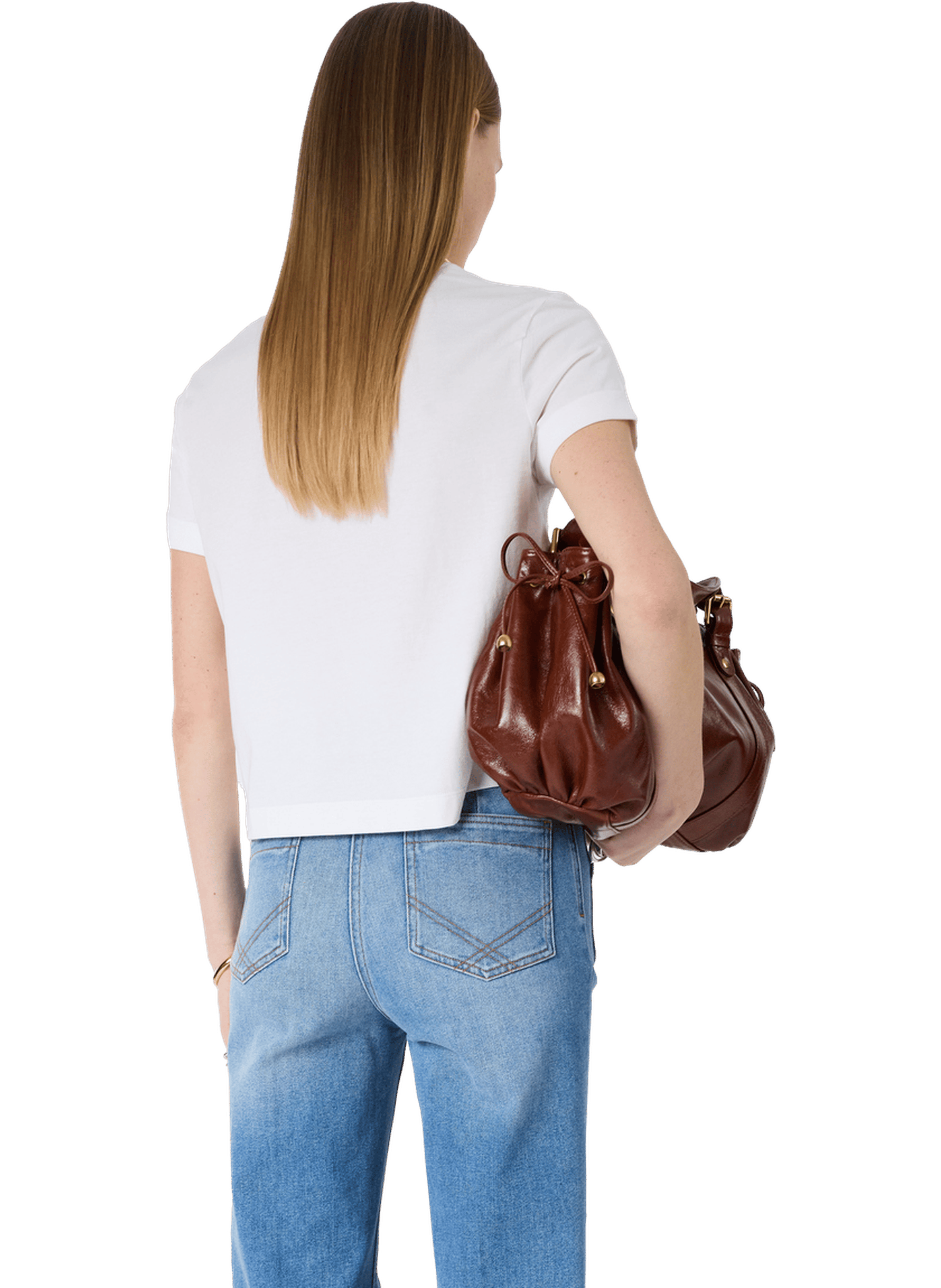 T-shirt en coton à blason brodé - melia GERARD DAREL Blanc