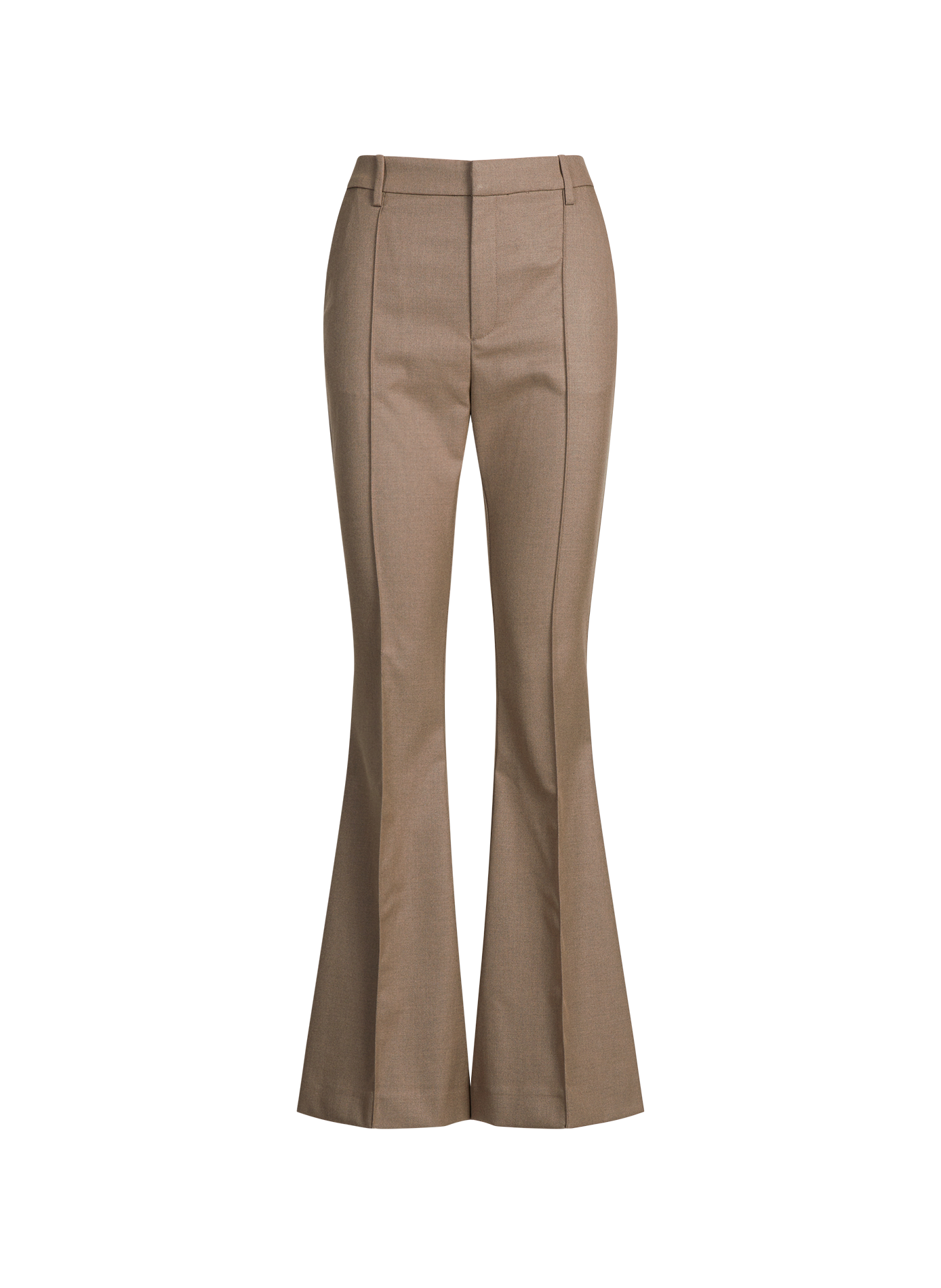 Pantalon GZpaula flare à pinces GESTUZ Brown