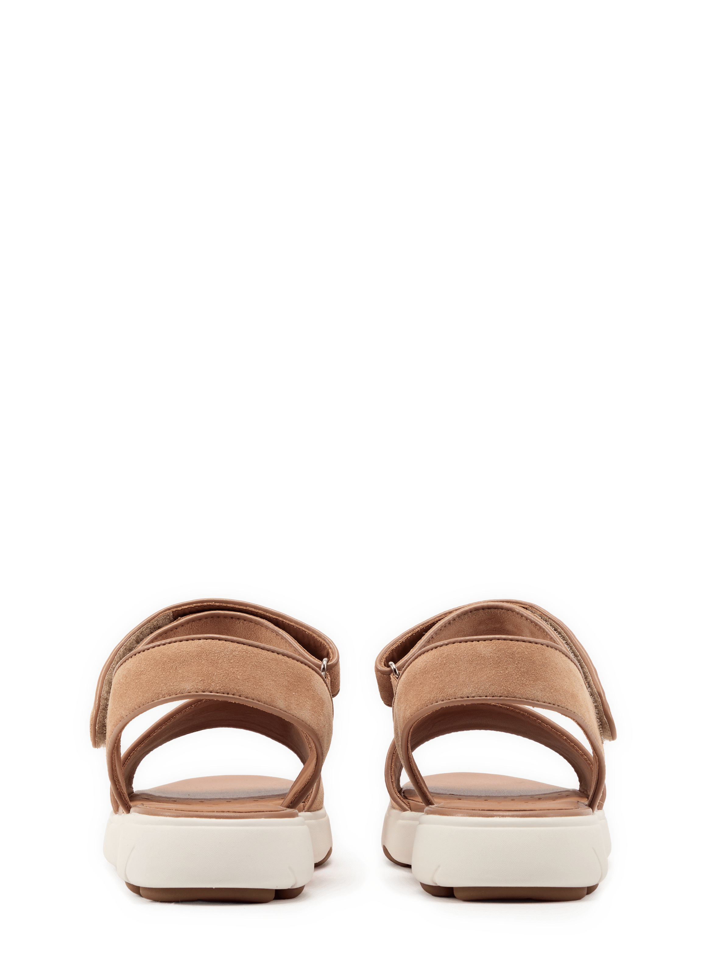 Sandales plates Nebula à scratch GEOX Beige