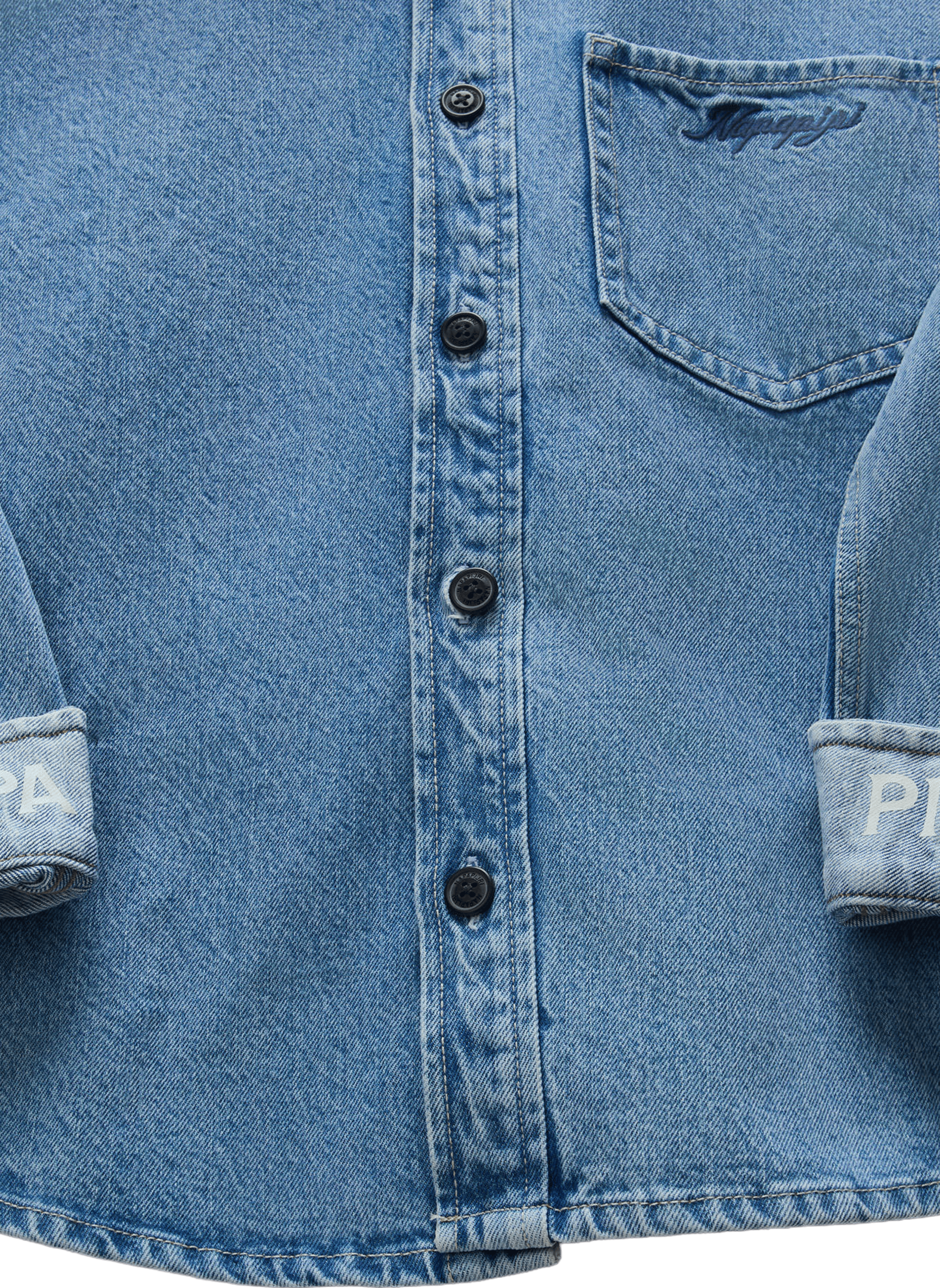 Surchemise en jean en coton NAPAPIJRI Bleu