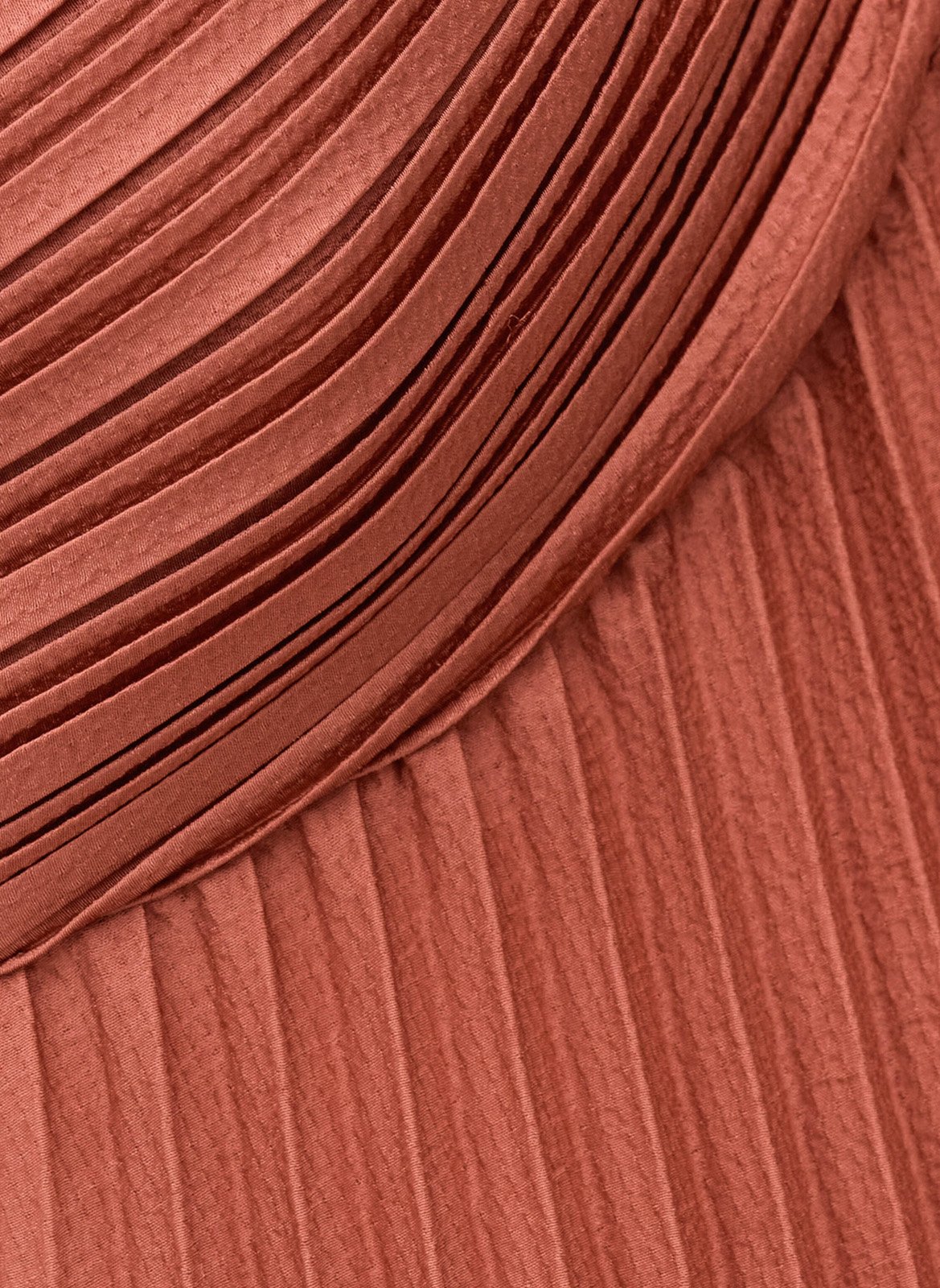 Robe longue plissée willow BA&SH Rose