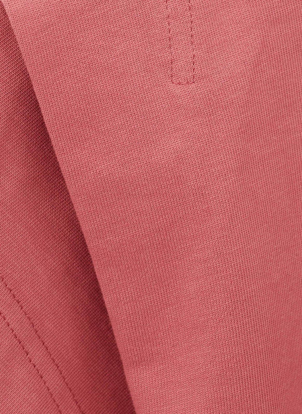 Tee-shirt droit col rond en coton pio BA&SH Rose