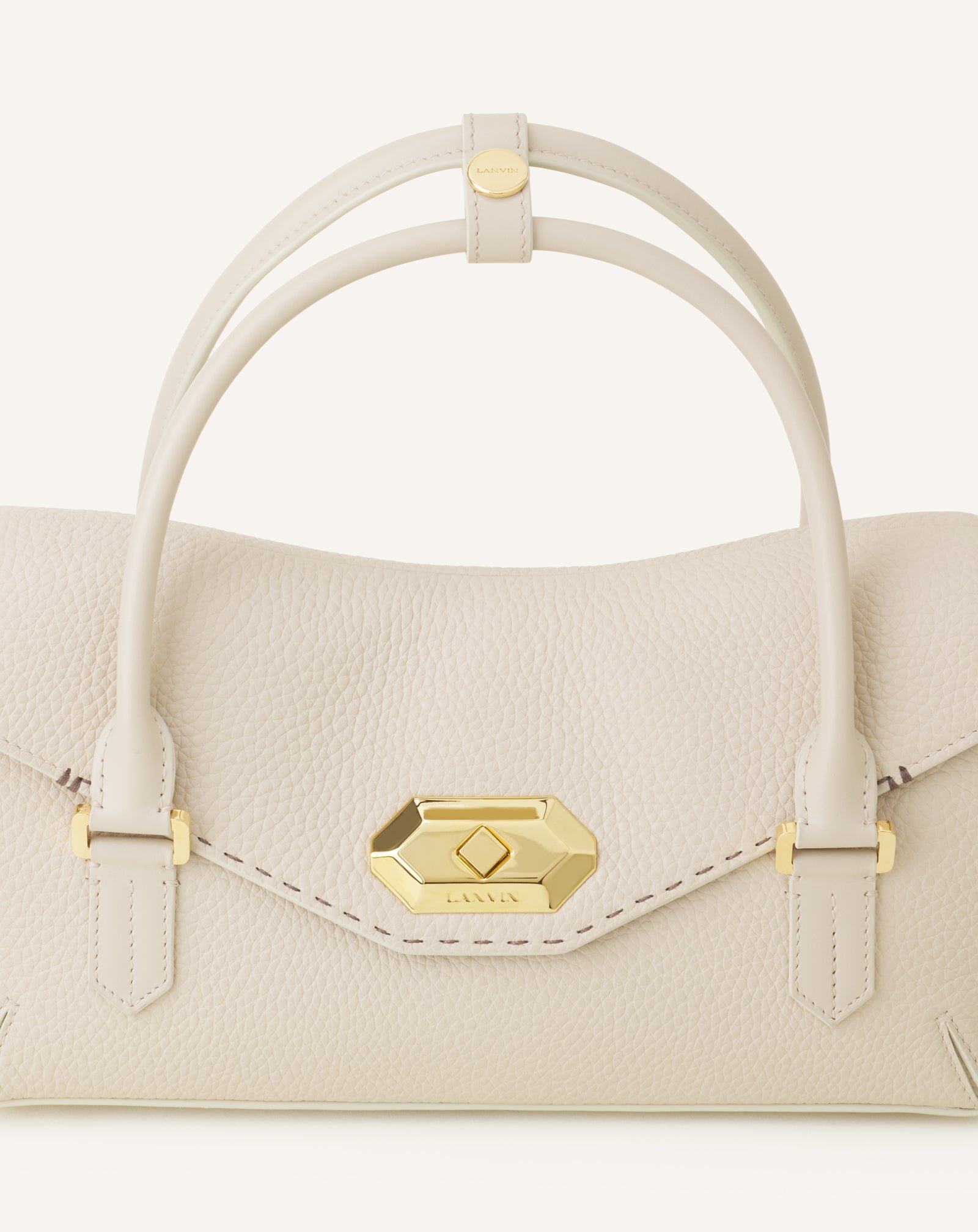 Sac le confident by lanvin 26 en cuir LANVIN Blanc