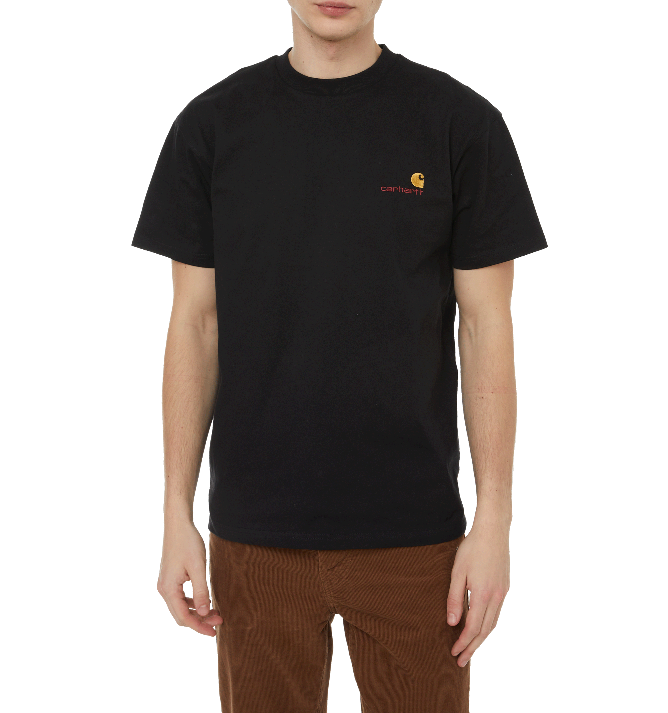 T-shirt American Script en coton CARHARTT WIP Noir