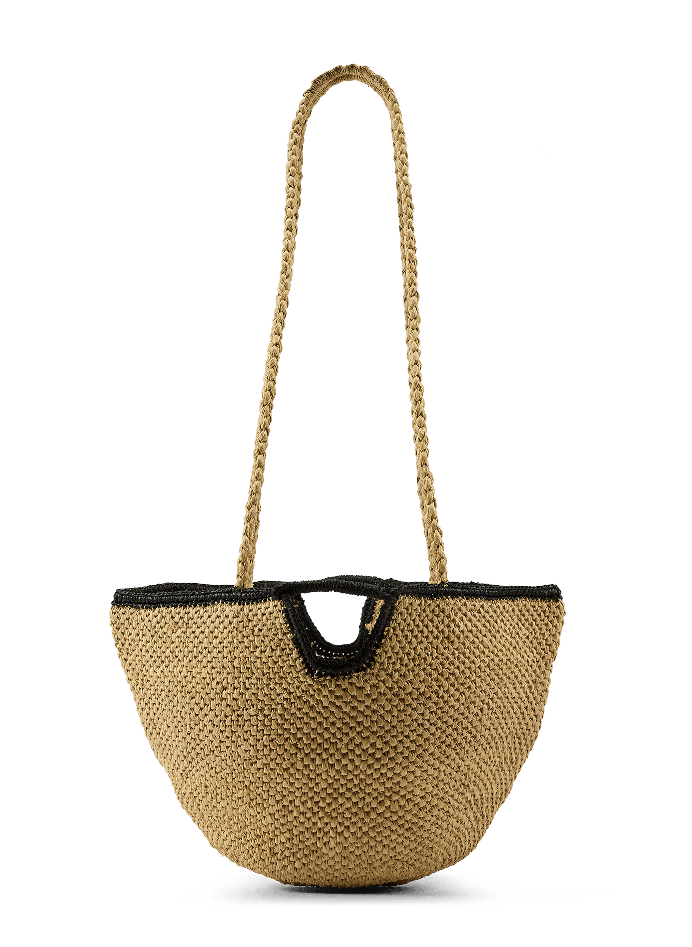 Sac de plage Marée en raphia AMARRE Beige