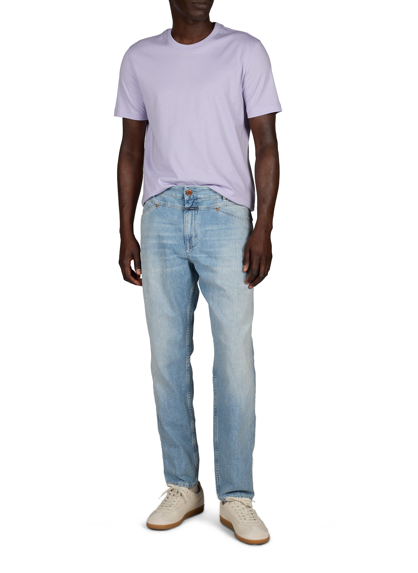 Gerader einfarbiger T-Shirt ETON Violett