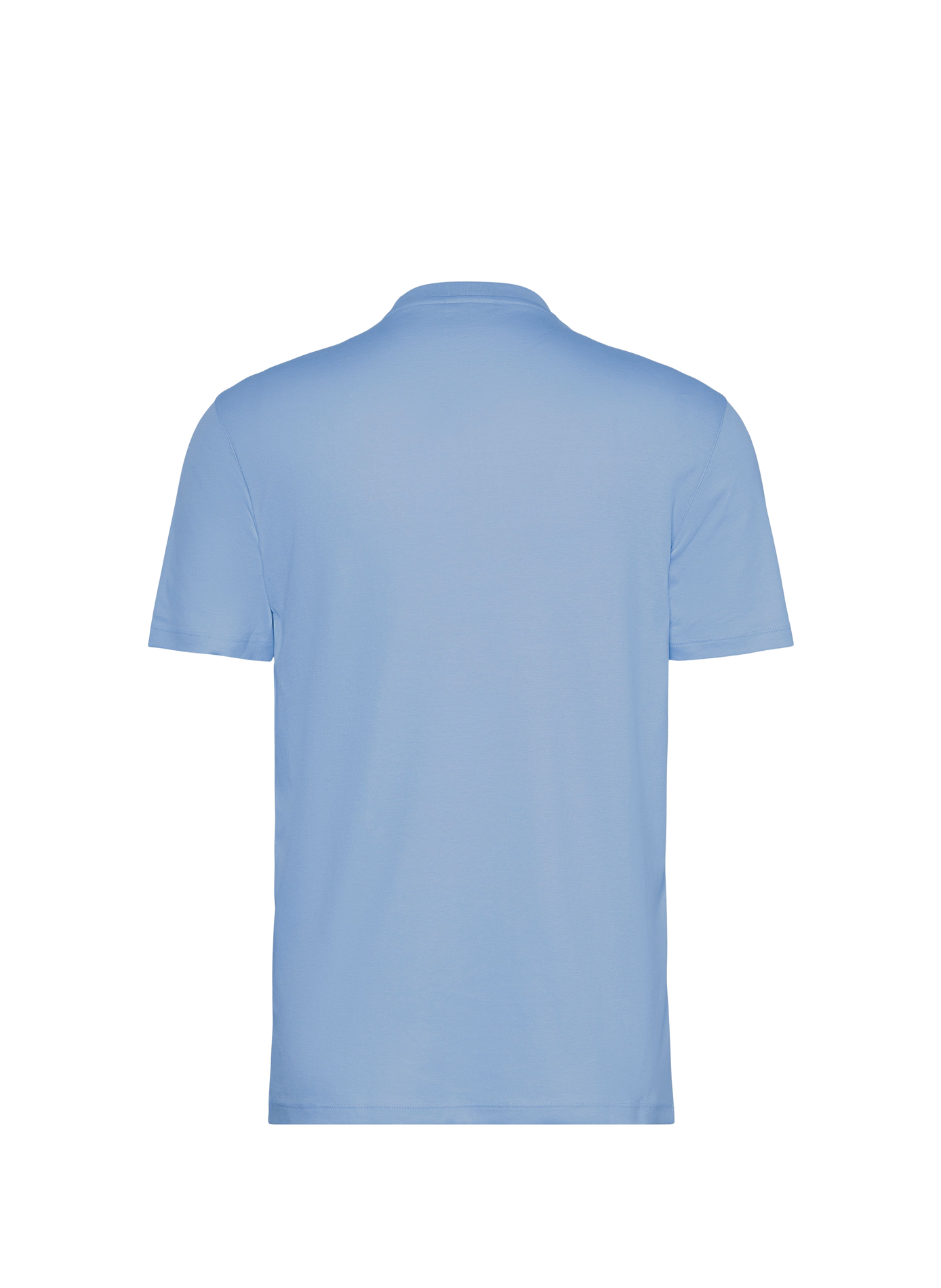 Cotton round-neck T-shirt CALVIN KLEIN Blue