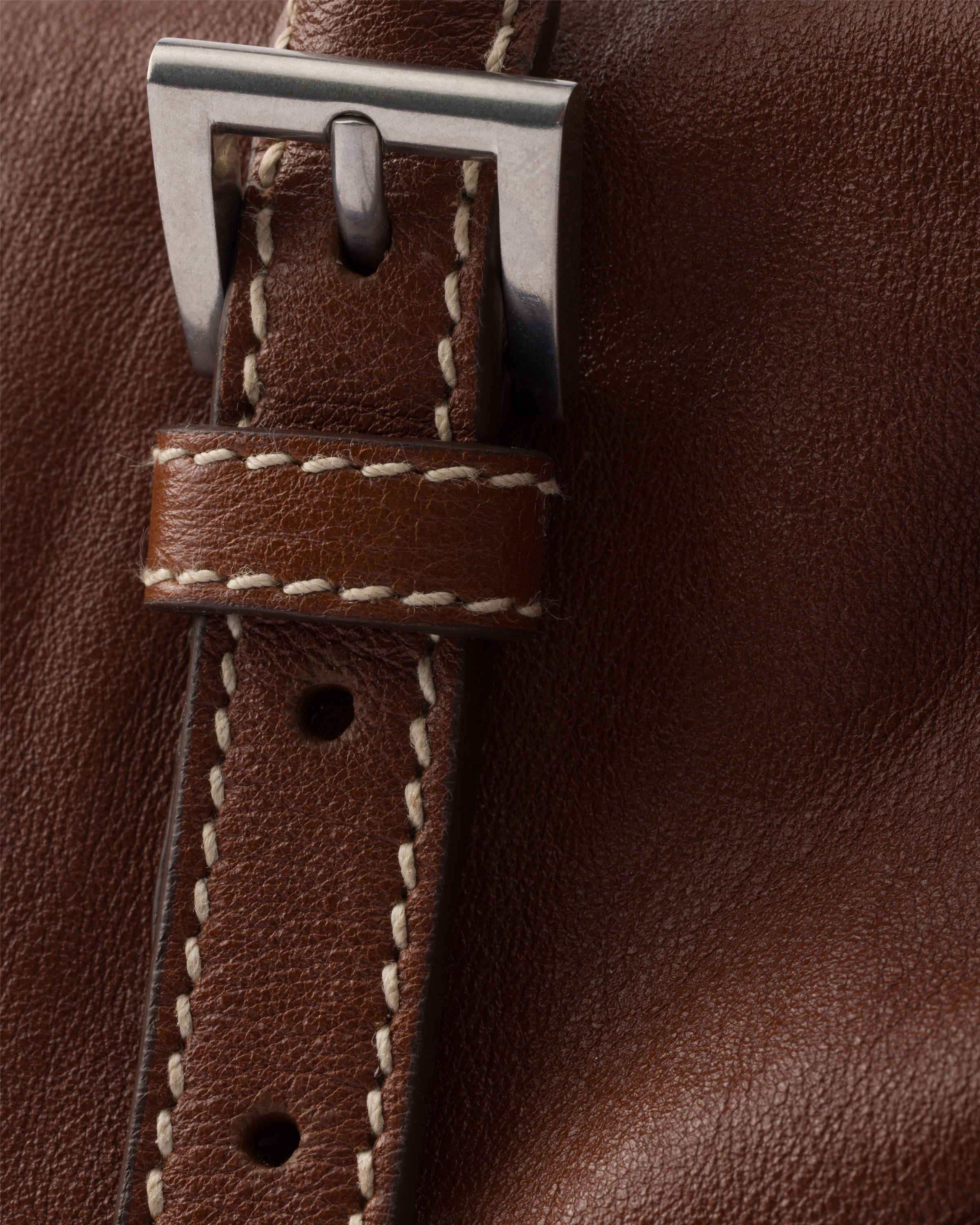Petit sac prada karin en cuir PRADA Marron