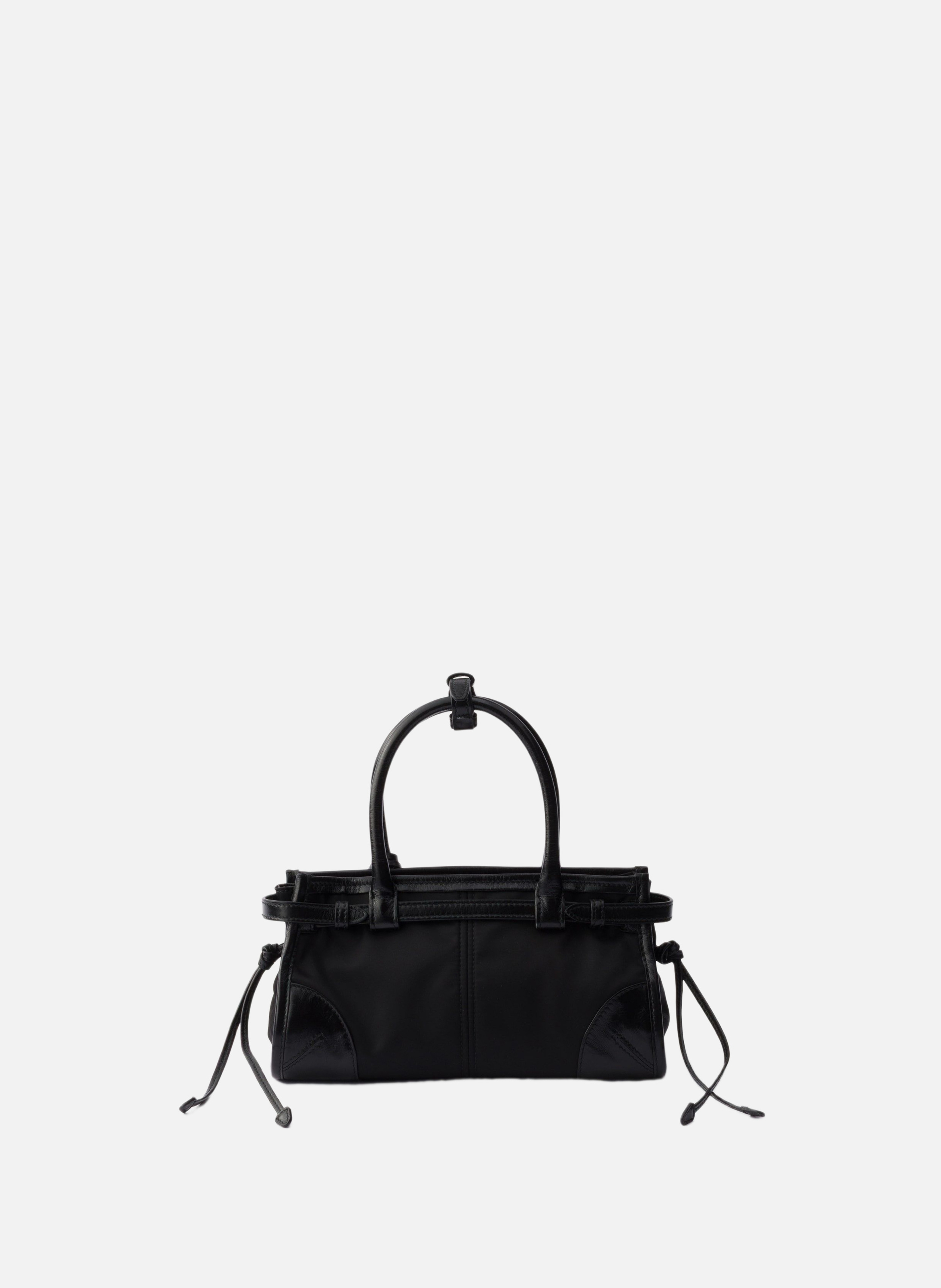 Petit sac prada bonnie en re-nylon et cuir PRADA Noir