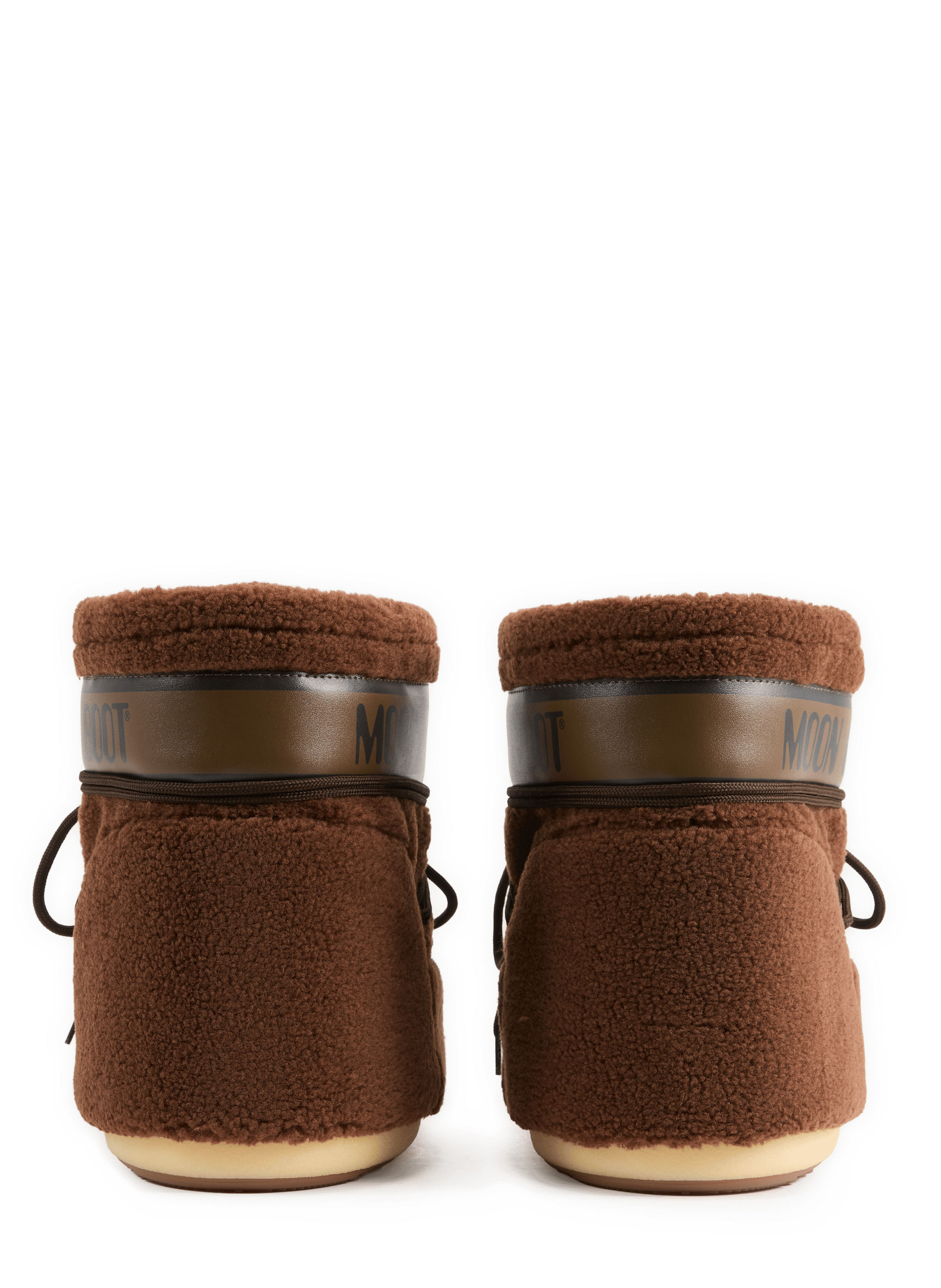 Low Fleece Ankle Boots MOON BOOT Brown