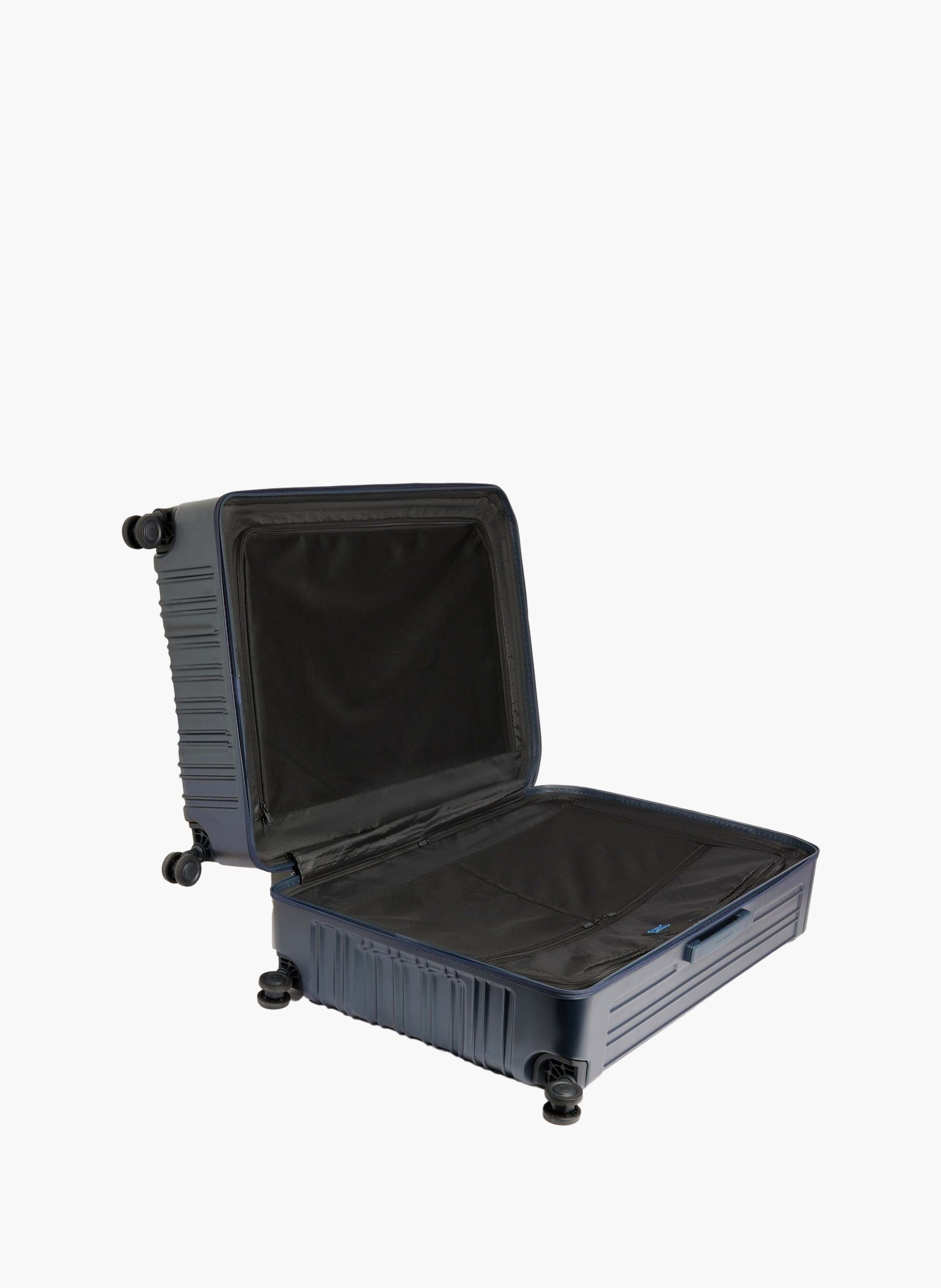 Grande valise à 4 roues, extensible PIQUADRO Bleu