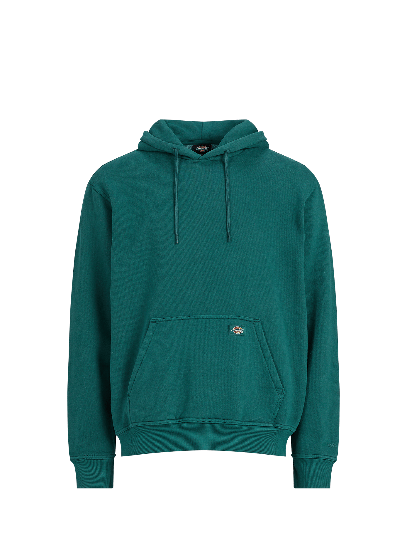Plain straight-fit hooded sweatshirt DICKIES Green