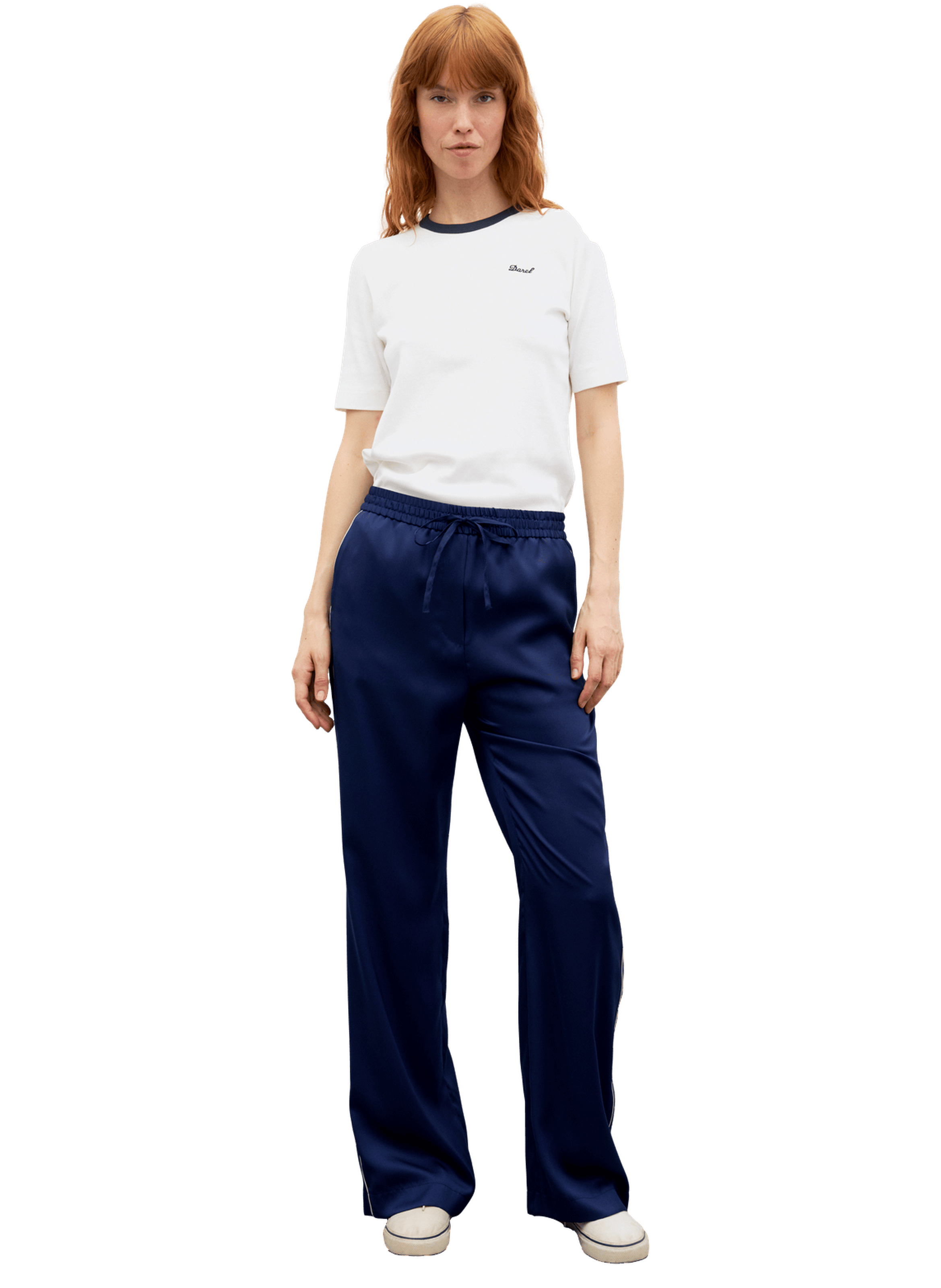 Pantalon satiné - bahyra GERARD DAREL Bleu