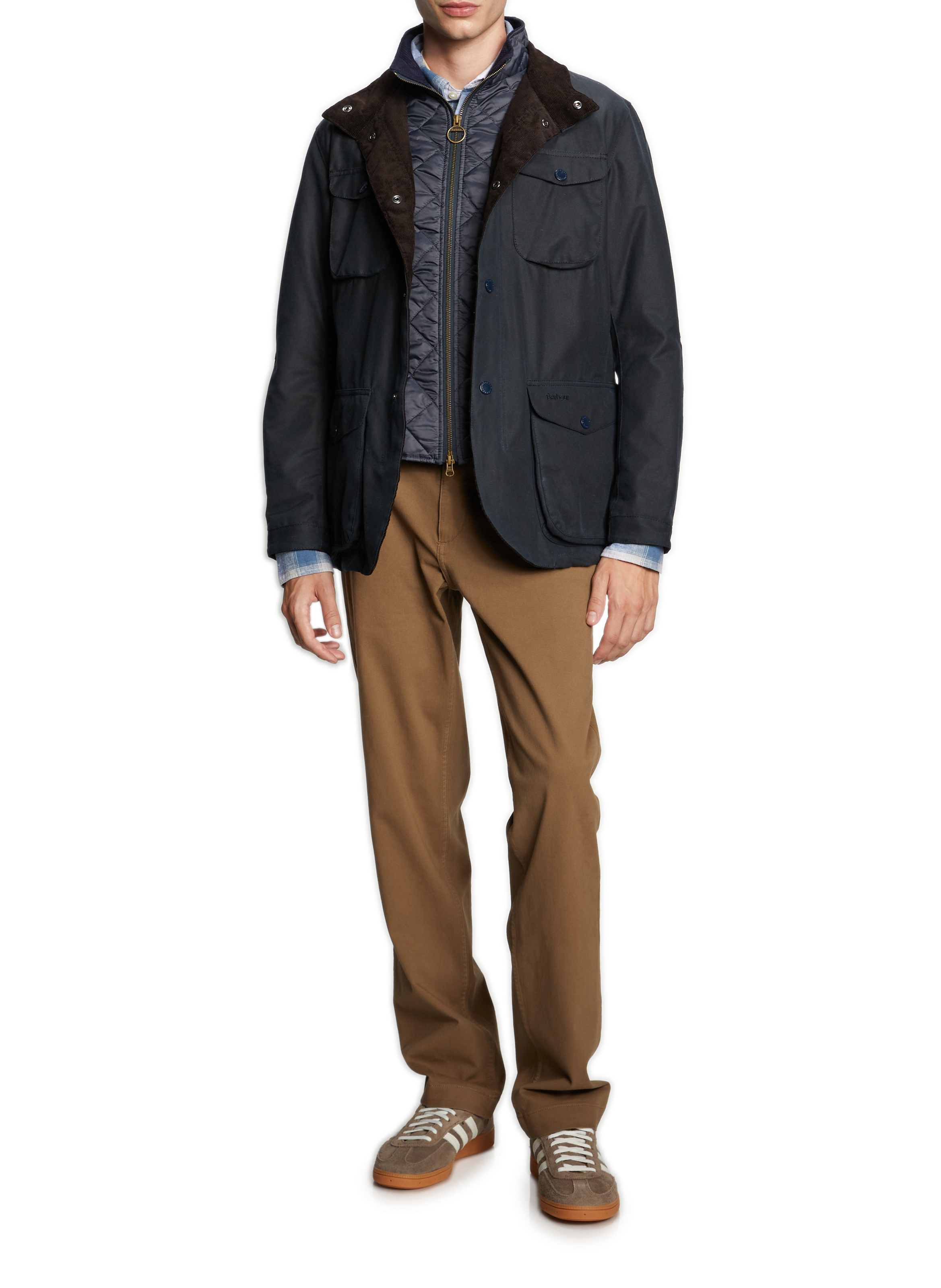 Ogston Wachsjacke BARBOUR Blau