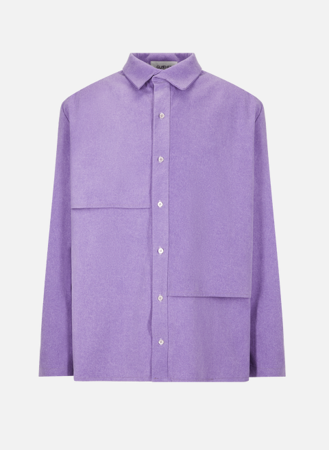 Mister Purple cotton shirt VioletGUNTHER 