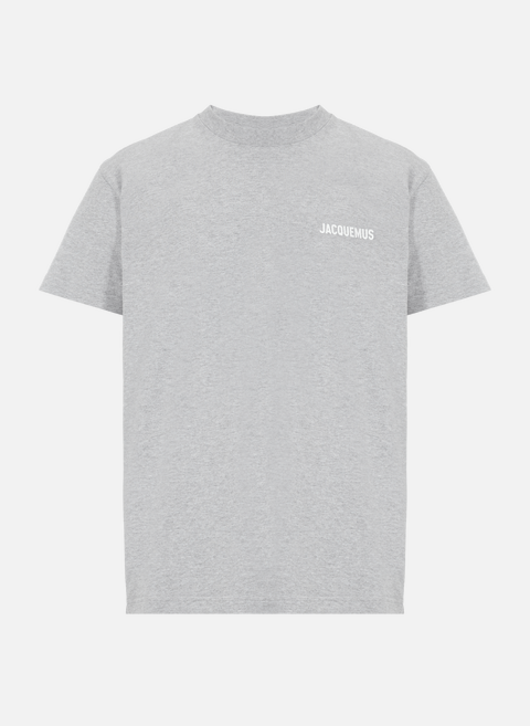 The Jacquemus t-shirt in gray cottonJACQUEMUS 